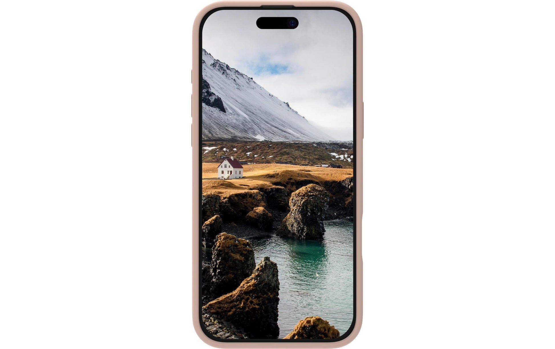 dbramante1928 Monaco Backcover – für Apple iPhone 16 Pro Max, MagSafe, Kunststoff+Silikon, Pink Sand