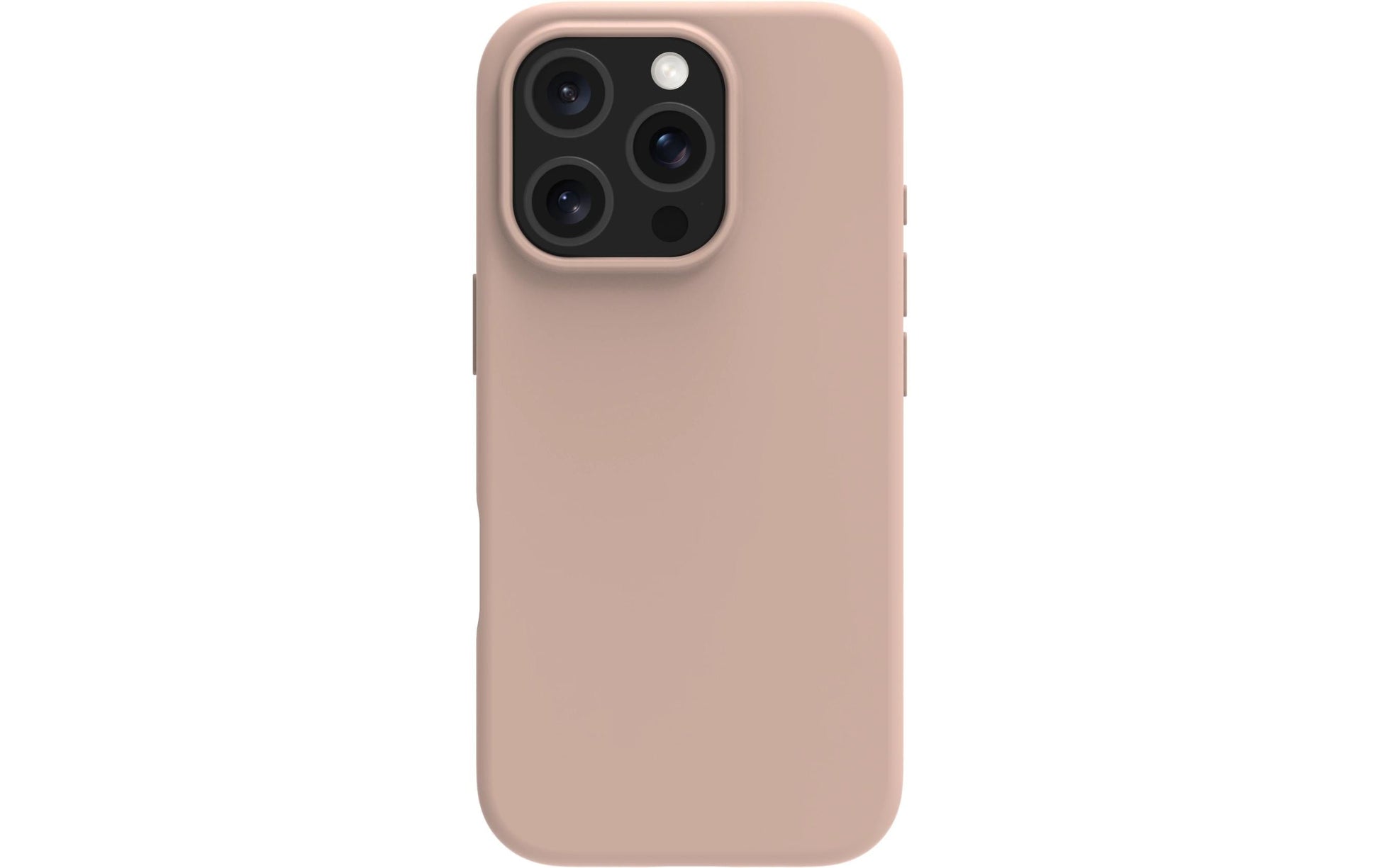 dbramante1928 Monaco Backcover – für Apple iPhone 16 Pro, MagSafe, Kunststoff+Silikon, Pink Sand