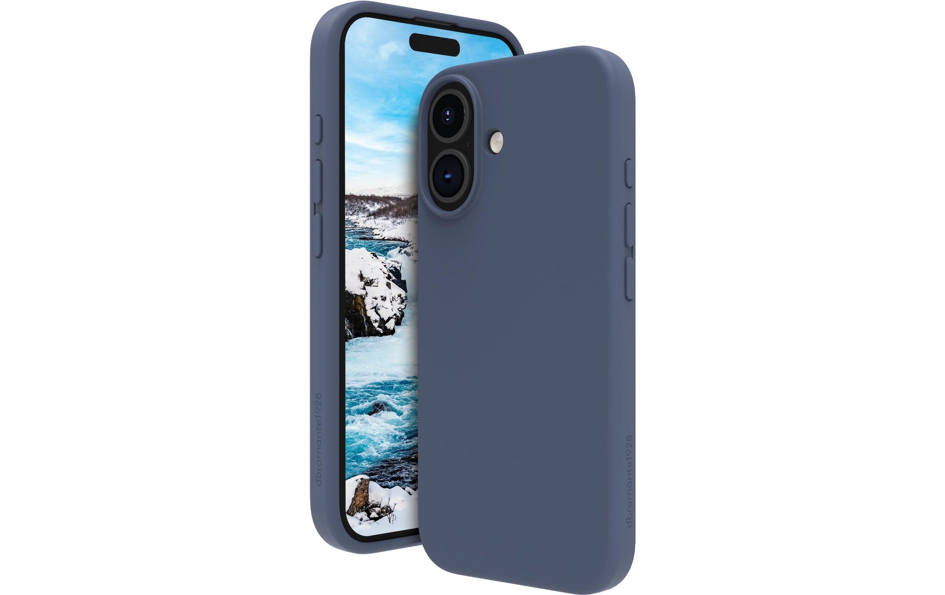 dbramante1928 Monaco Backcover – für Apple iPhone 16 Plus – MagSafe, Kunststoff+Silikon, Pacific Blue