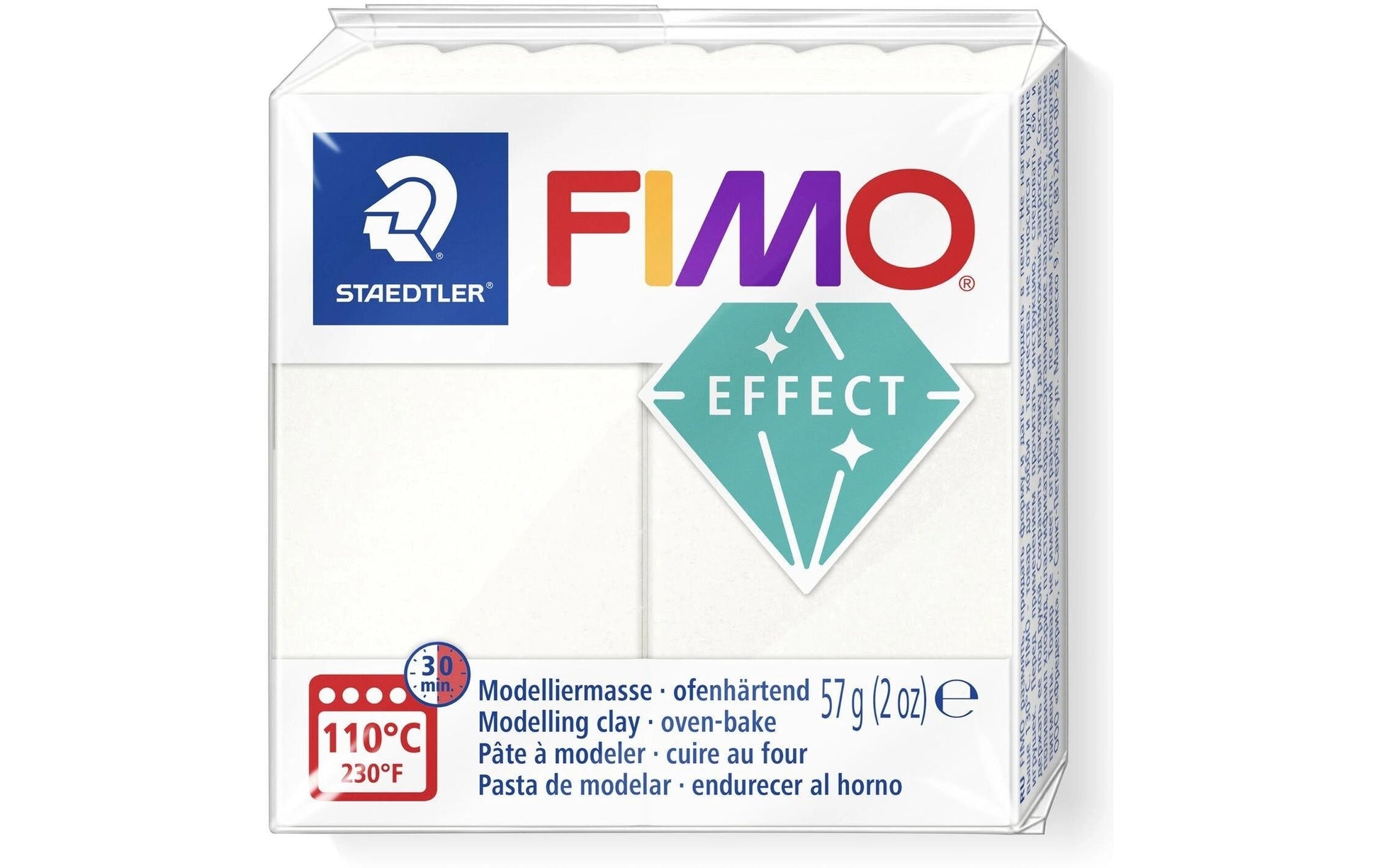 Staedtler Modelliermasse, Weiss, Metallic, ofenhärtend, 57 g