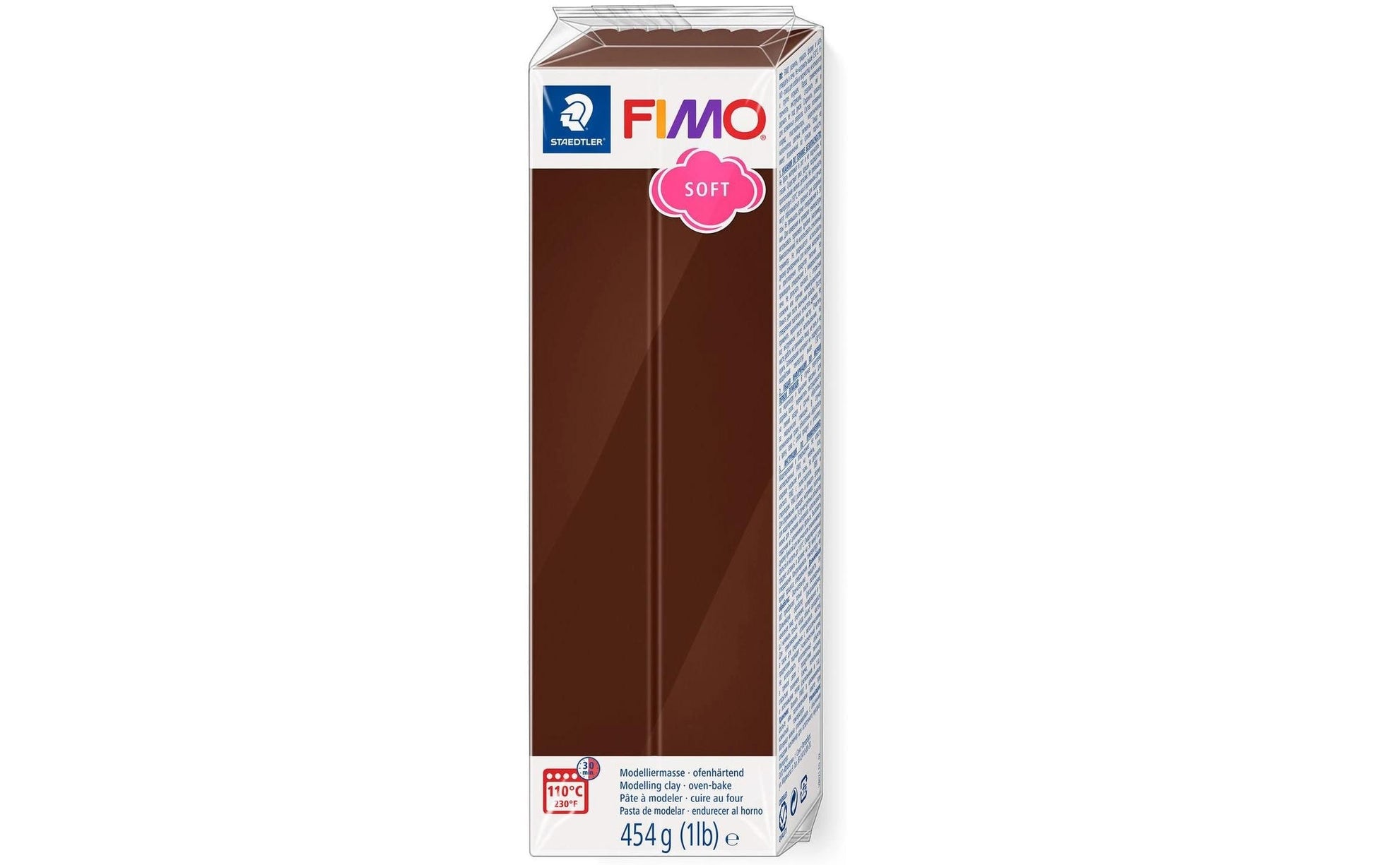 Staedtler FIMO Modelliermasse Soft – Braun – 454 g