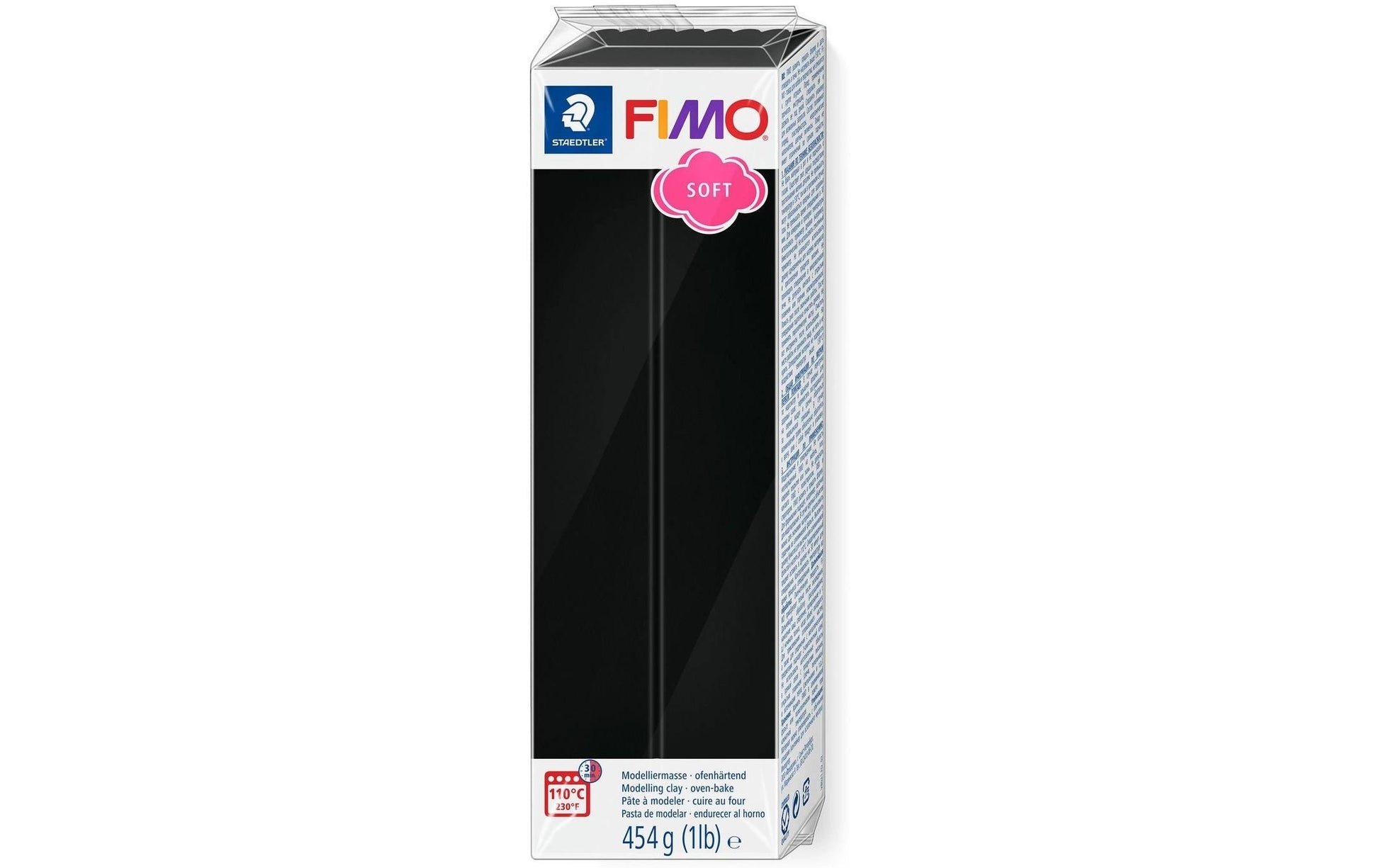 Staedtler FIMO Modelliermasse Soft – Schwarz – 454 g