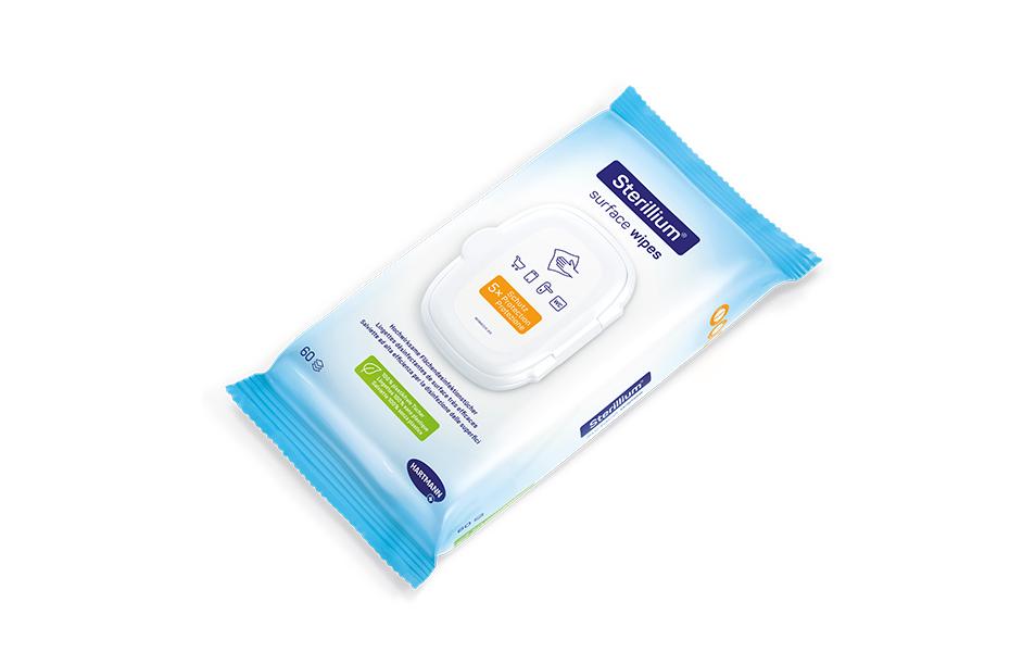 Sterillium Desinfektionstücher Surface Wipes – alkoholhaltig – für Flächen – 7 × 60 Stk. (420 Stk.)
