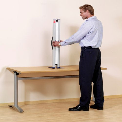 Nobo Mobile Leinwand – 4:3, 99,6 × 75 cm, weiss