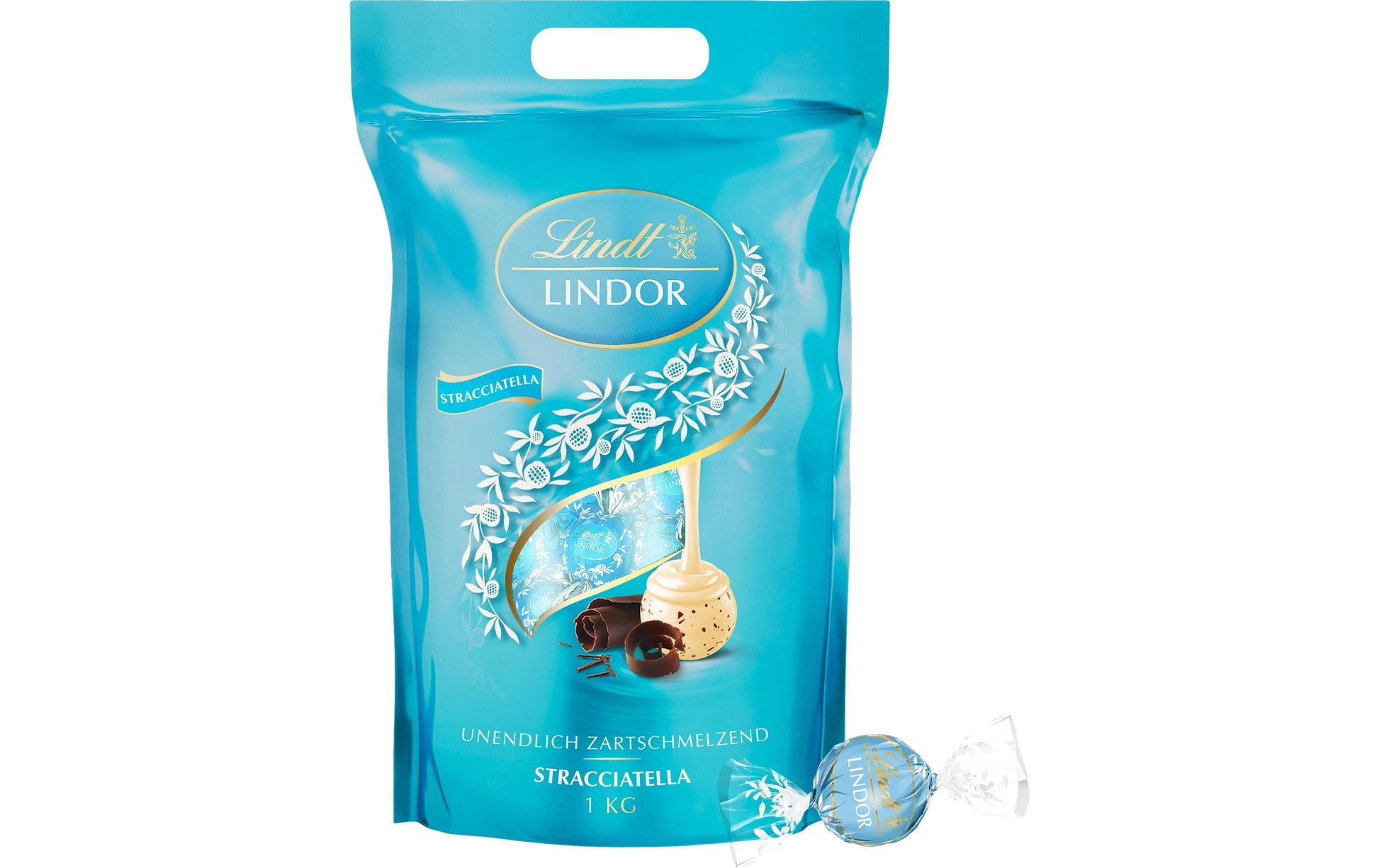 Lindt LINDOR Kugeln Stracciatella – Weiss, 1 kg