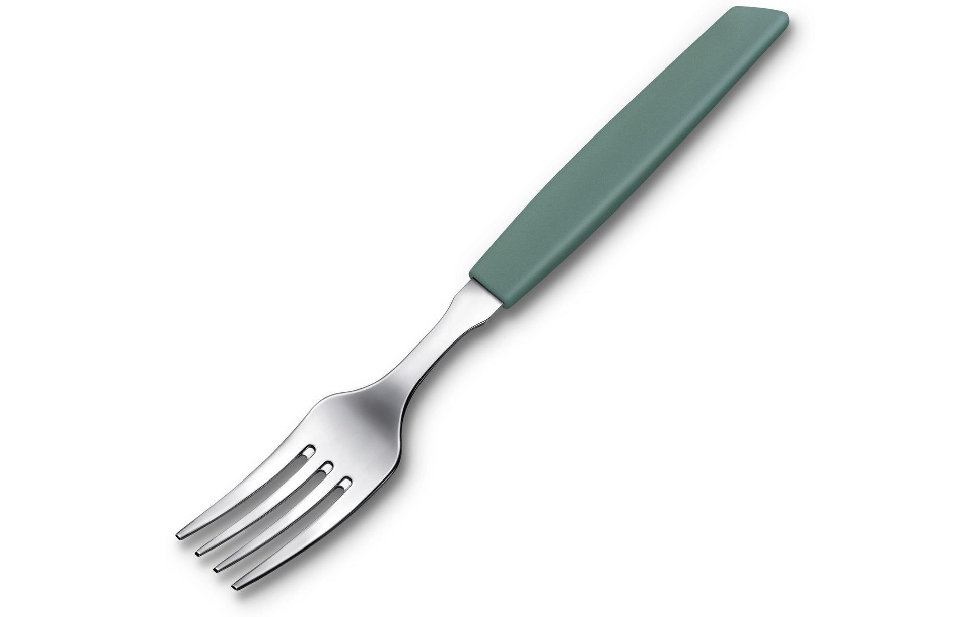Victorinox Swiss Modern Tafelgabel – 20,5 cm, Edelstahl, Kunststoffgriff, Salbeigrün, spülmaschinenfest