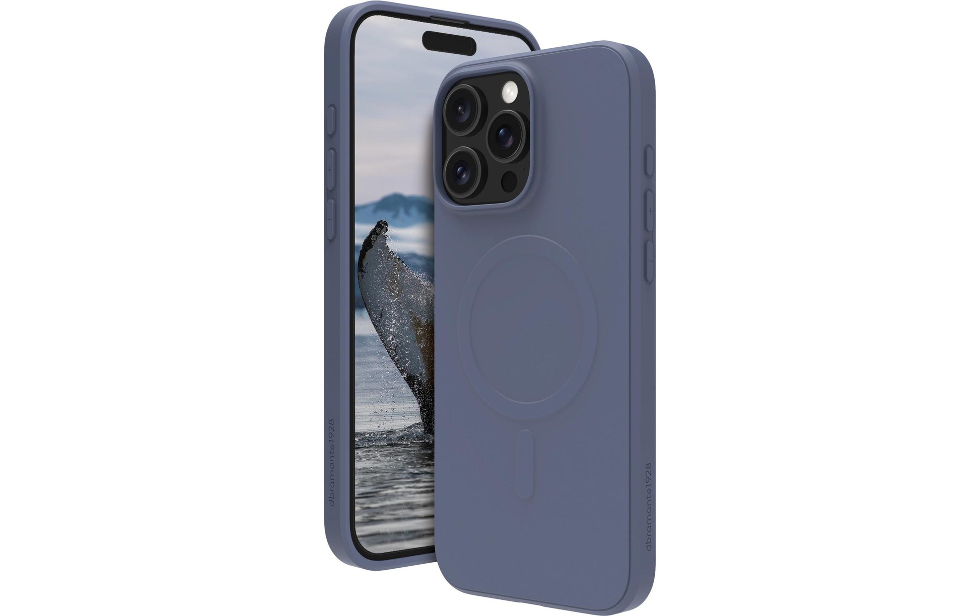 dbramante1928 Greenland Pro MS Backcover – für Apple iPhone 16 Pro Max, Recycelbarer Kunststoff, Pacific Blue
