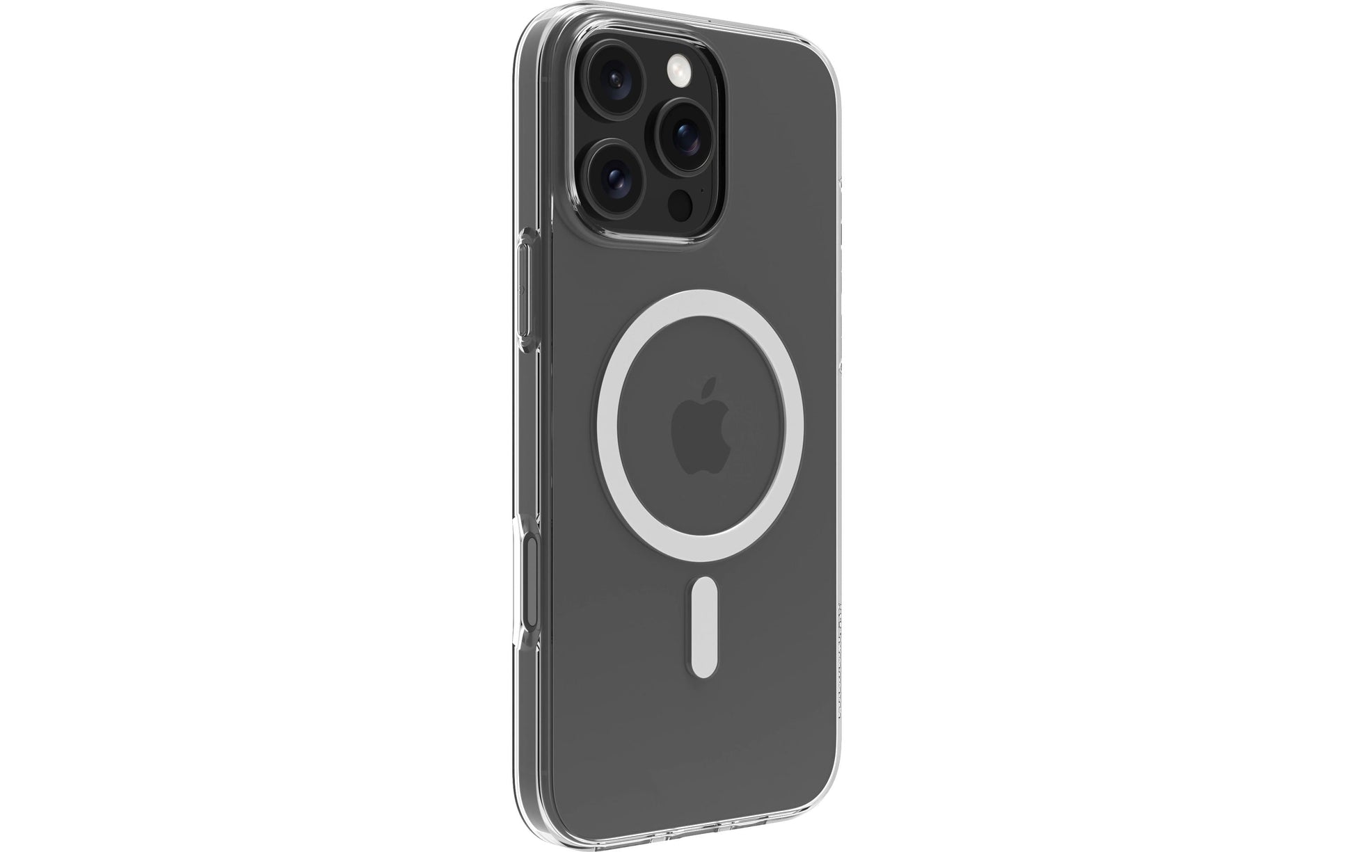 dbramante1928 Greenland Pro MS Backcover – für Apple iPhone 16 Pro Max, Transparent, kabelloses Laden