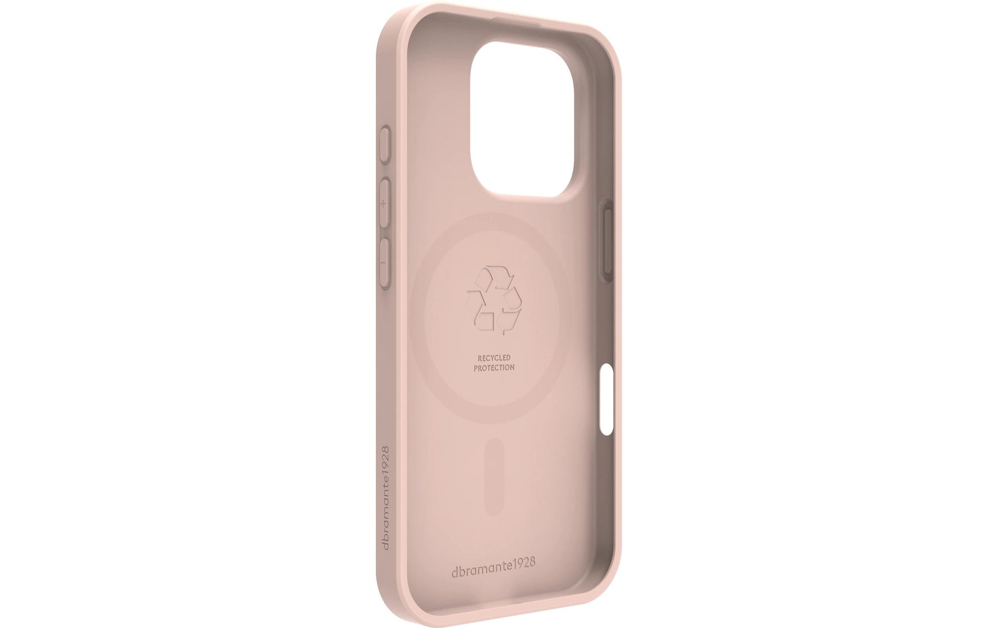 dbramante1928 Greenland Pro MS – Backcover – für Apple iPhone 16 Pro, Recycelter Kunststoff, Pink Sand