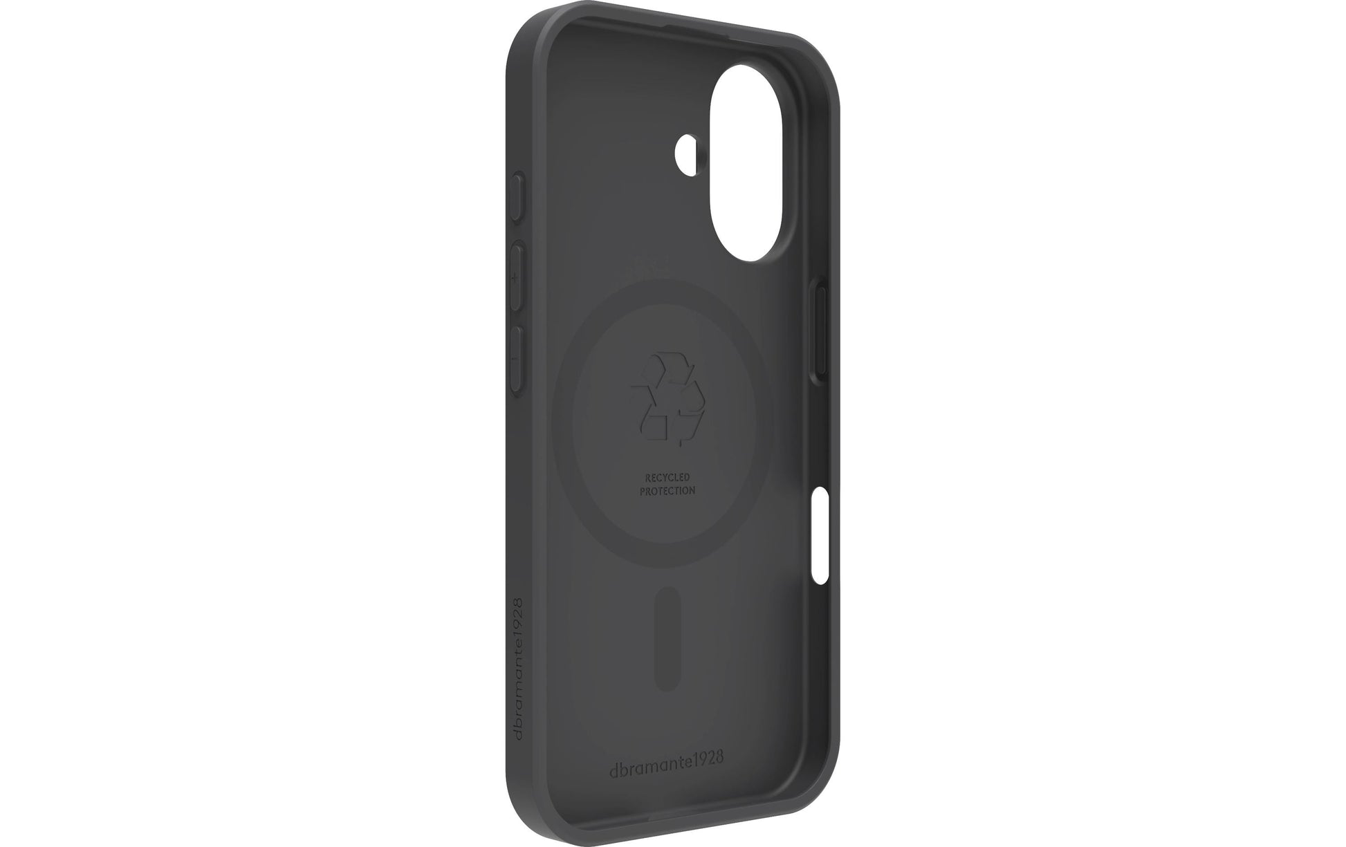 dbramante1928 Greenland Pro MS Backcover – für Apple iPhone 16, Recycling-Kunststoff, Night Black