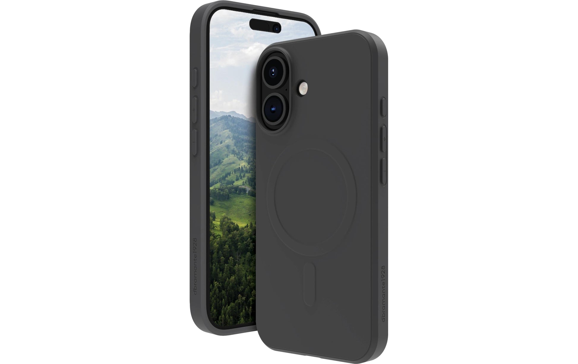 dbramante1928 Greenland Pro MS Backcover – für Apple iPhone 16, Recycling-Kunststoff, Night Black