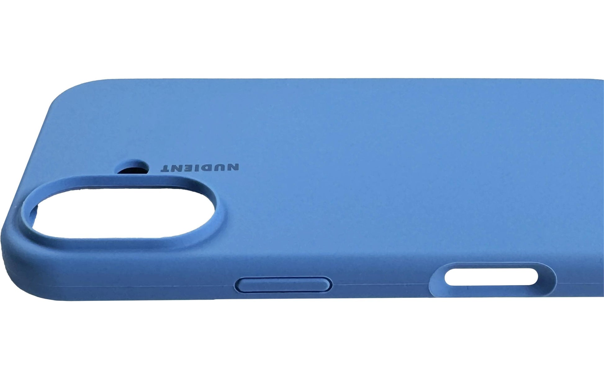 Nudient Backcover Base – für Apple iPhone 16 – blau