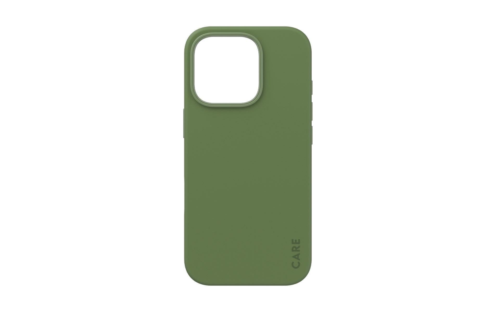 PanzerGlass CARE Backcover – für Apple iPhone 16 Pro, MagSafe, Recycling-Kunststoff, grün