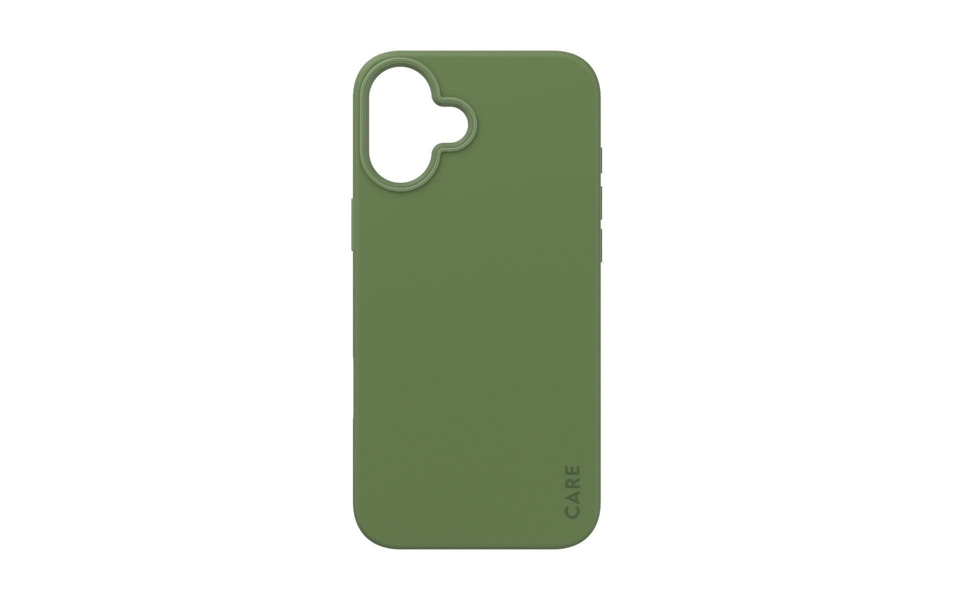 PanzerGlass CARE Backcover – für Apple iPhone 16 Plus, MagSafe, Recycling-Kunststoff, grün