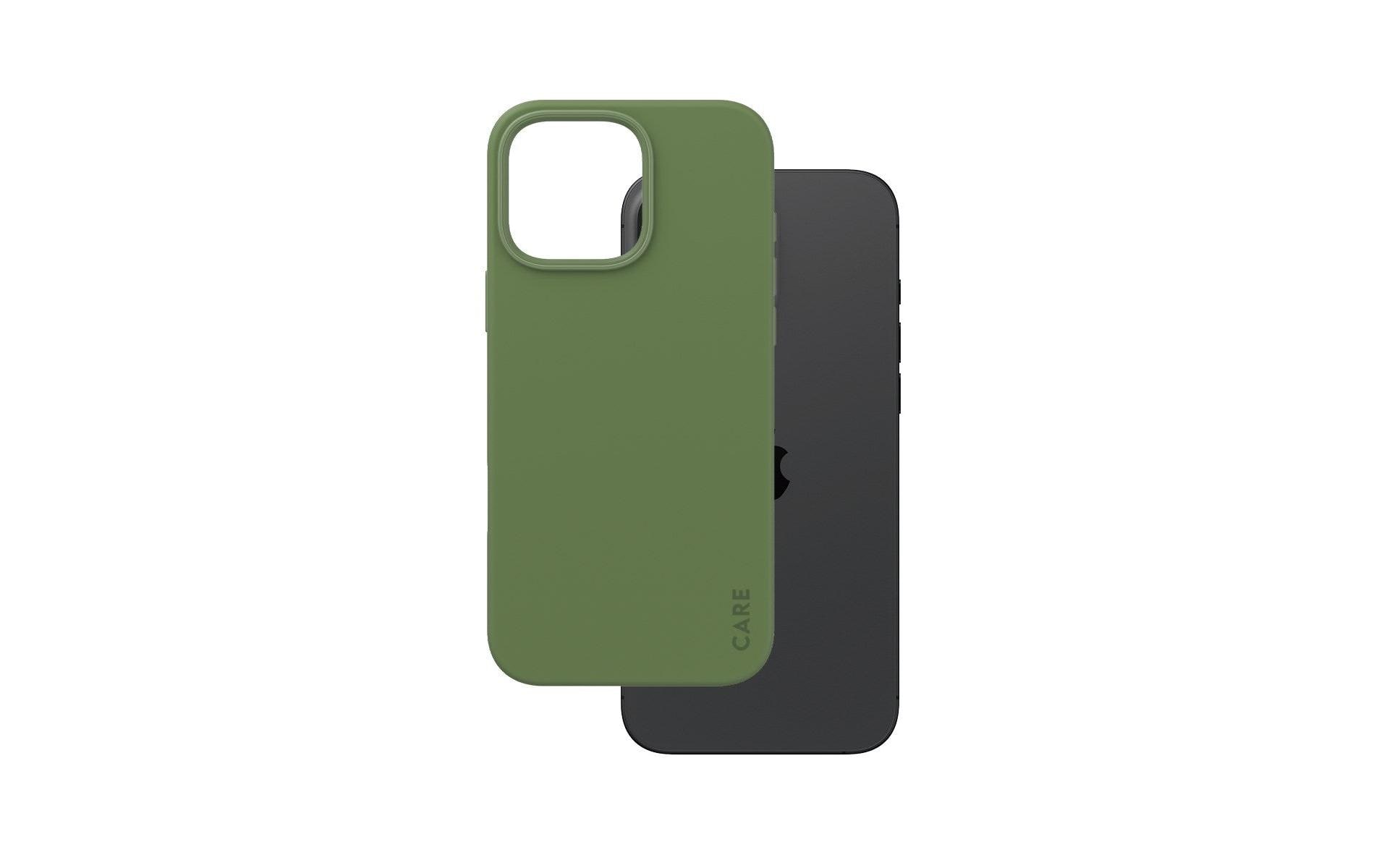 PanzerGlass CARE Backcover – für Apple iPhone 16 Pro Max – MagSafe, Recycling-Kunststoff, grün