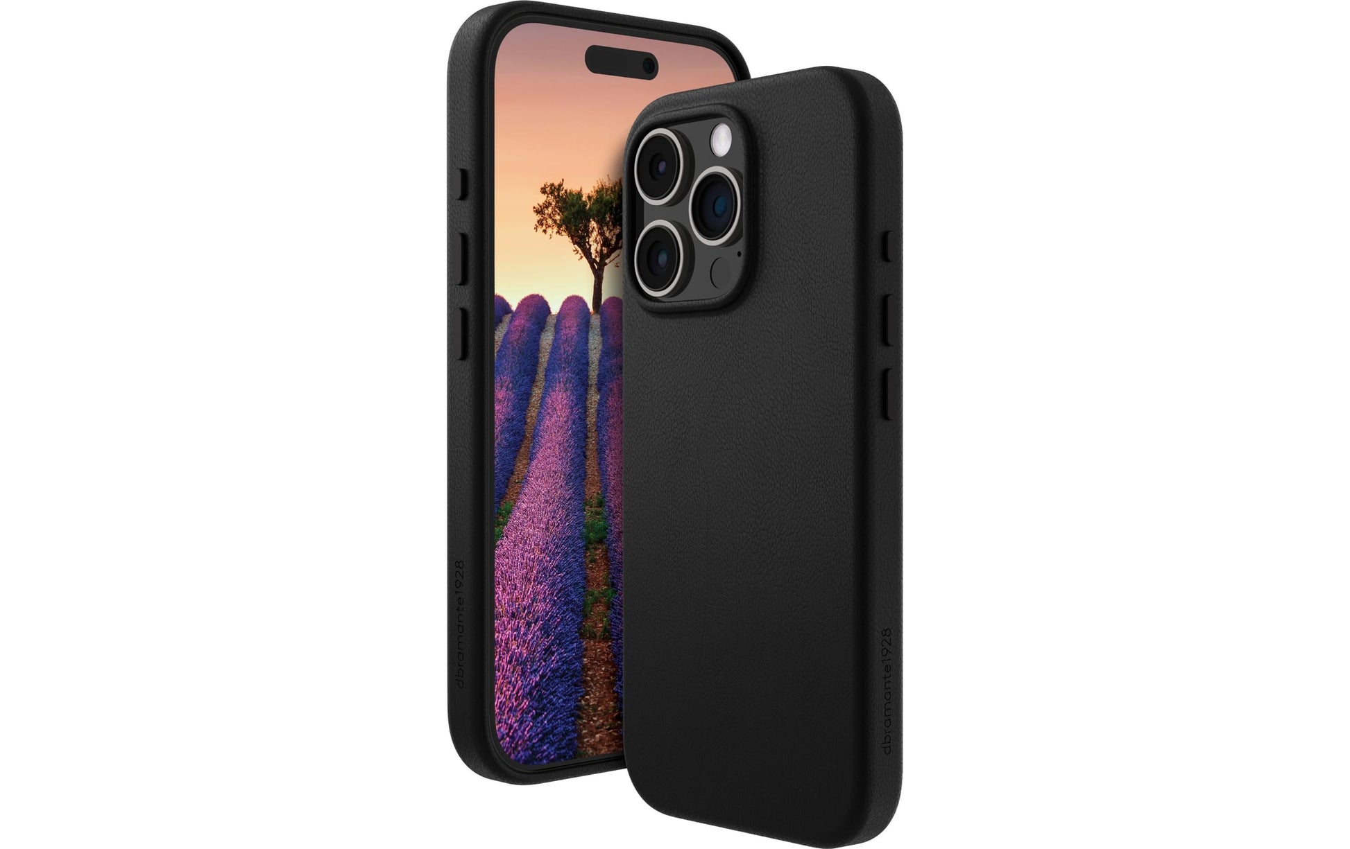 dbramante1928 Backcover – für Apple iPhone 16 Pro Max – schwarz – Leder – MagSafe-kompatibel