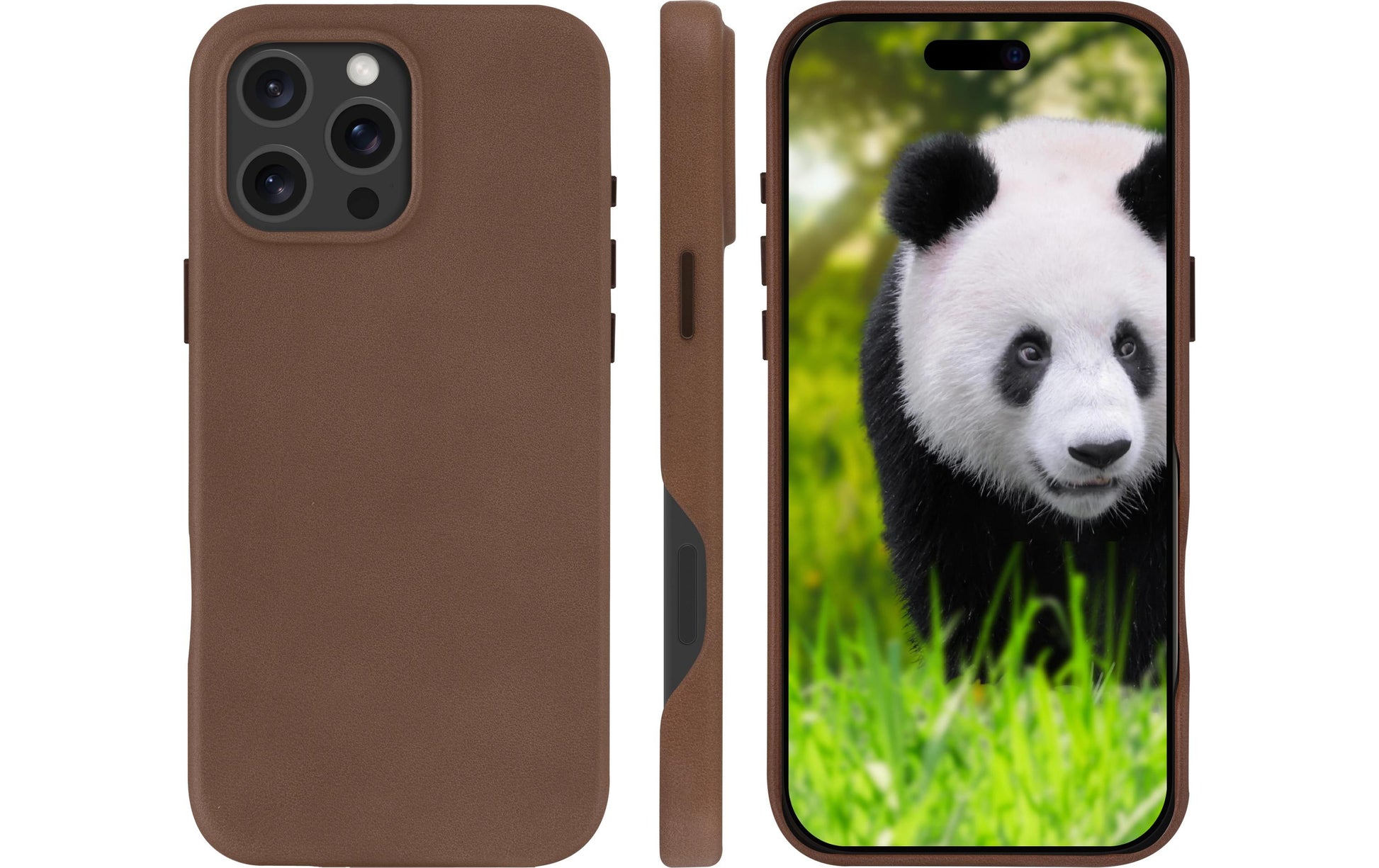 dbramante1928 Roskilde Backcover – für Apple iPhone 16 Pro Max, MagSafe, Recycling-Kunststoff, Dark Tan