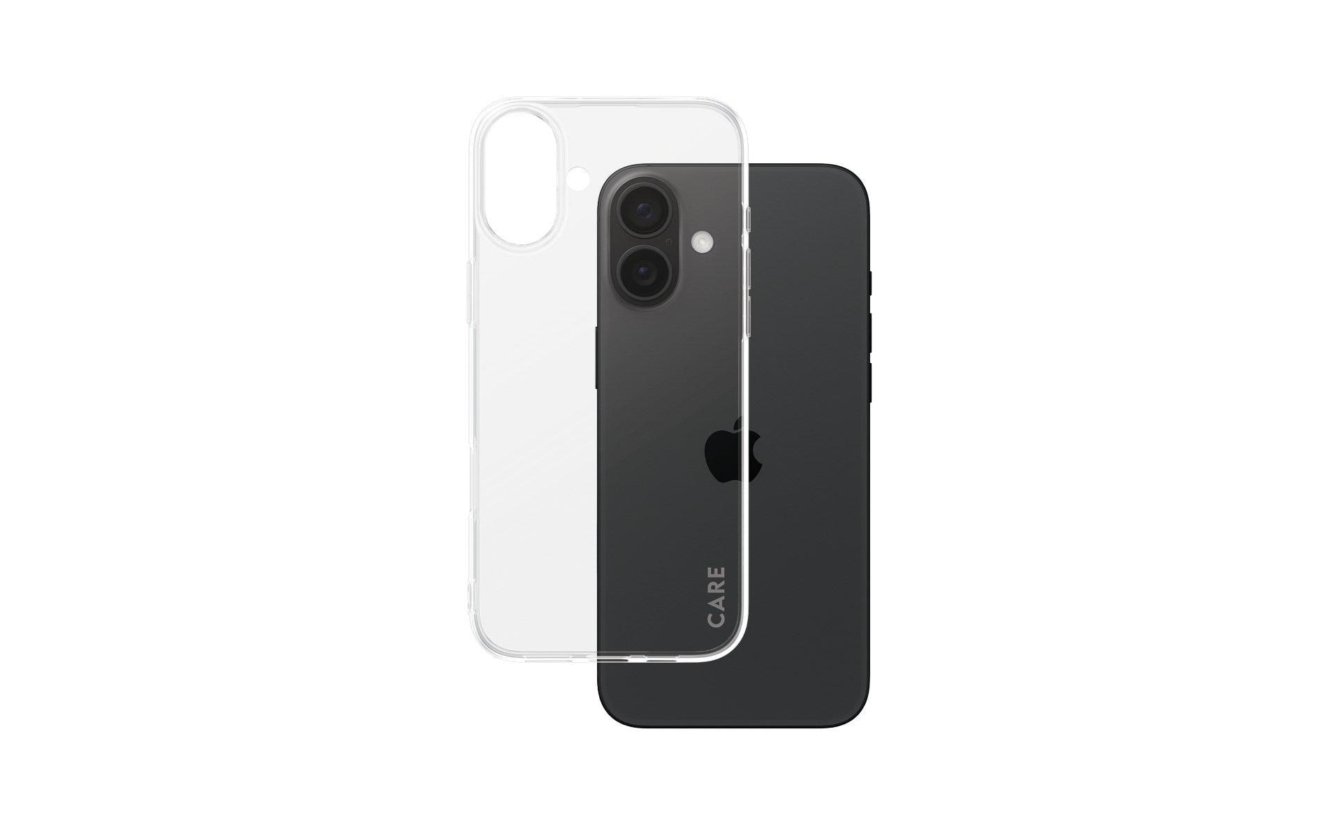 PanzerGlass CARE Backcover – für Apple iPhone 16 Plus, Recycling-Kunststoff, transparent