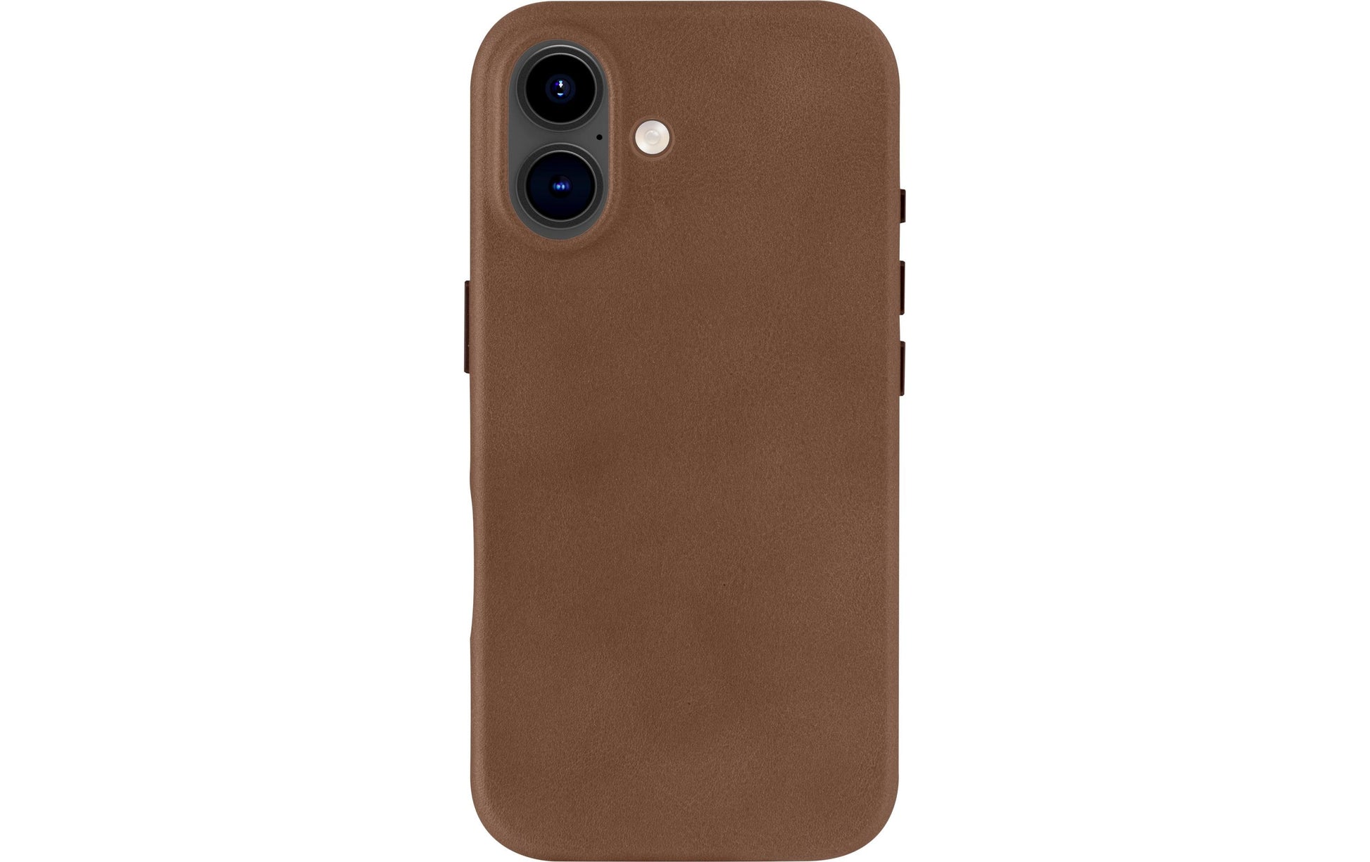 dbramante1928 Roskilde Backcover – für Apple iPhone 16, MagSafe, Recycelbarer Kunststoff, Dark Tan