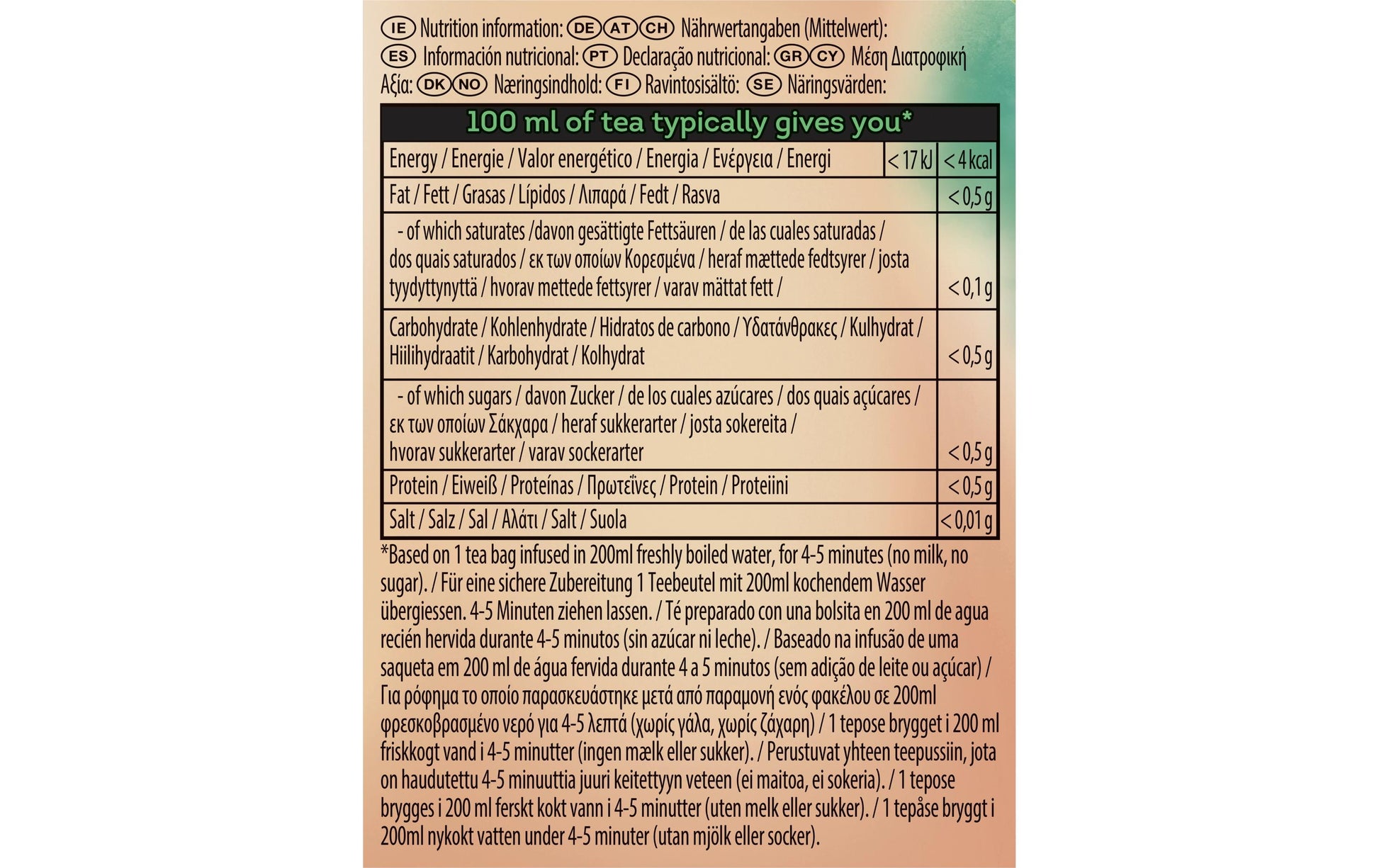 Lipton Kräutertee Pfefferminze – Teebeutel 20 Beutel – Fairtrade
