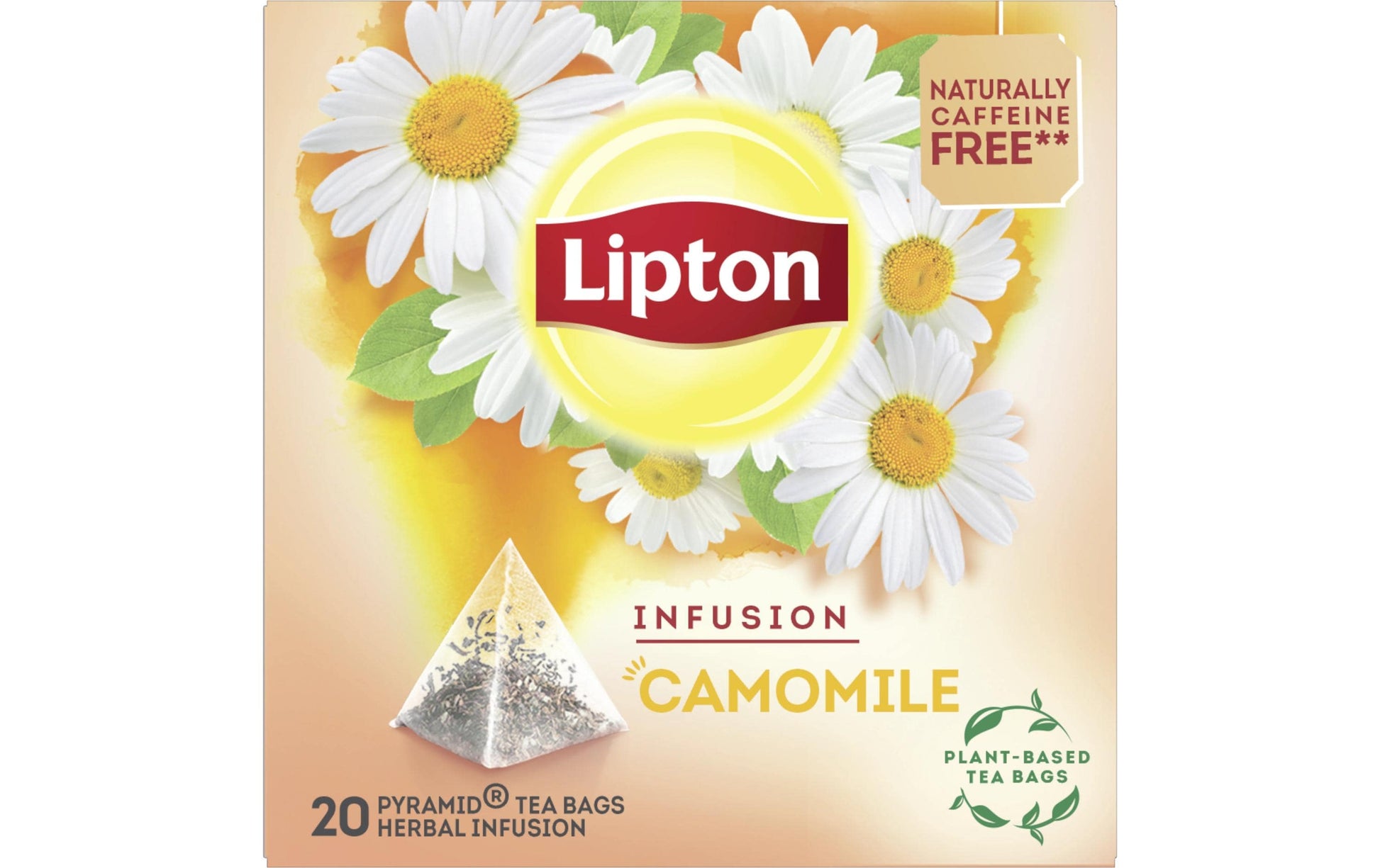 Lipton Kräutertee Kamille – Teebeutel 20 Beutel – Fairtrade