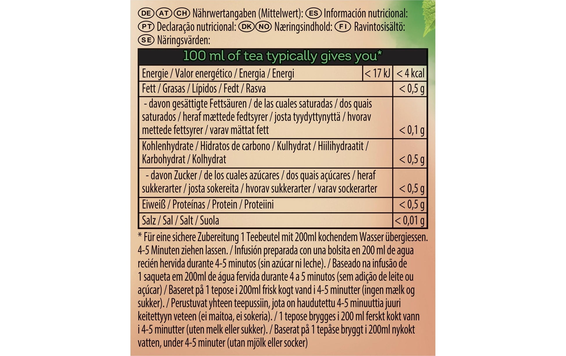 Lipton Kräutertee Lindenblüte – Teebeutel 20 Beutel – Fairtrade