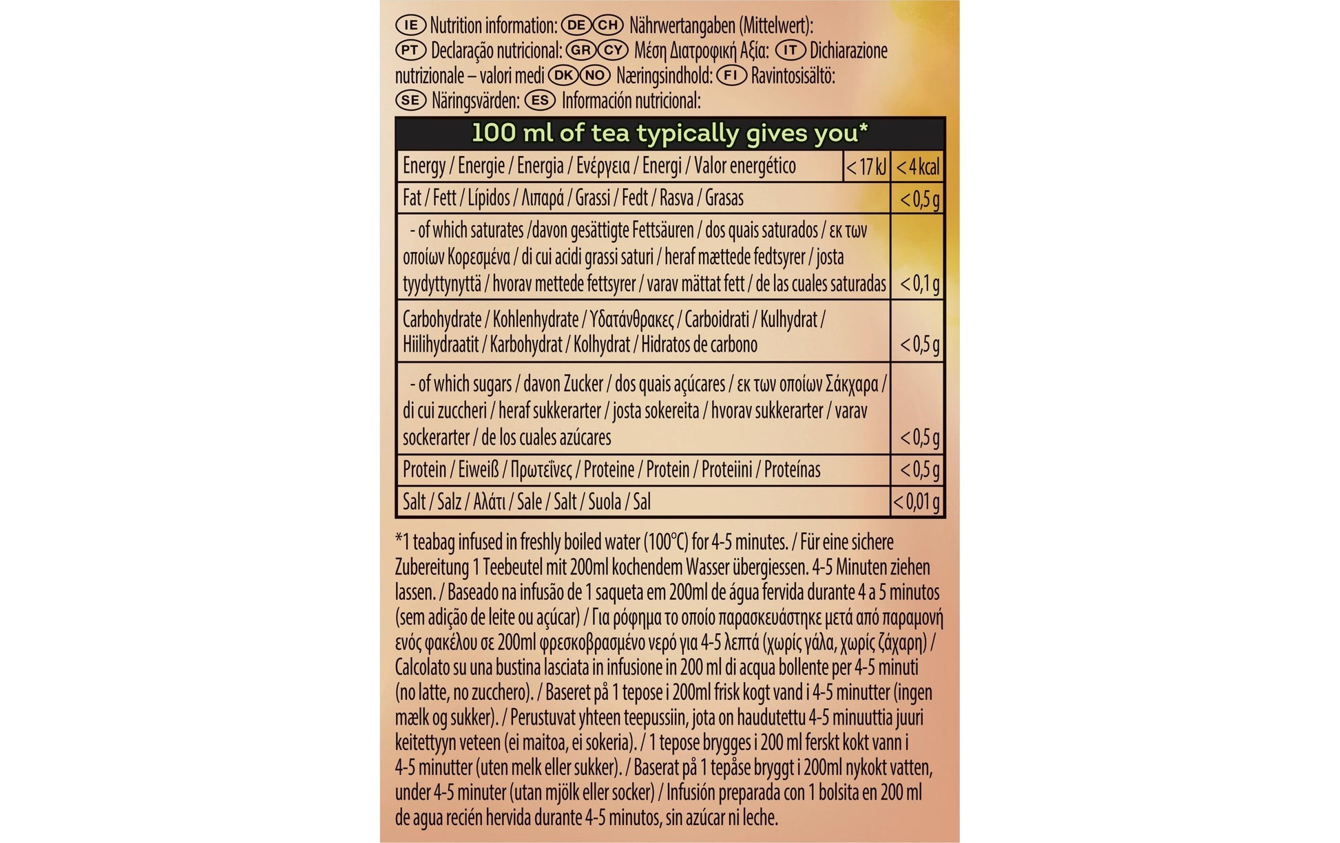 Lipton Kräutertee Kamille – Teebeutel 20 Beutel – Fairtrade