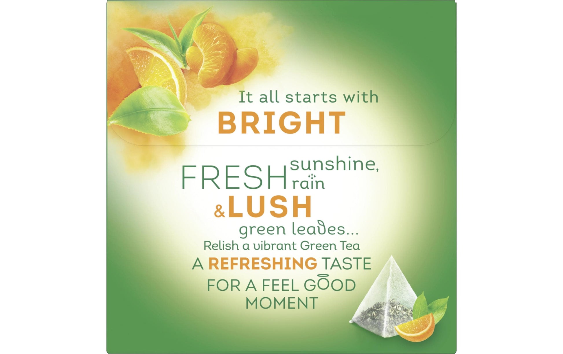 Lipton Grüntee Mandarine & Orange – Teebeutel 20 Beutel – Fairtrade