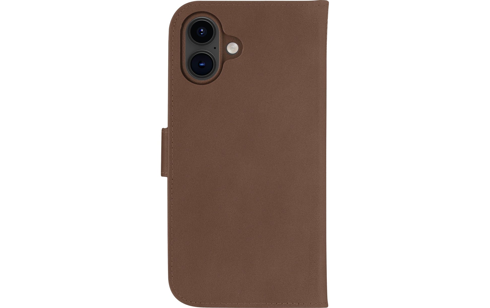 dbramante1928 Lynge Wallethülle – für Apple iPhone 16 Plus – MagSafe, 3 Kartenfächer, Leder, Dark Tan