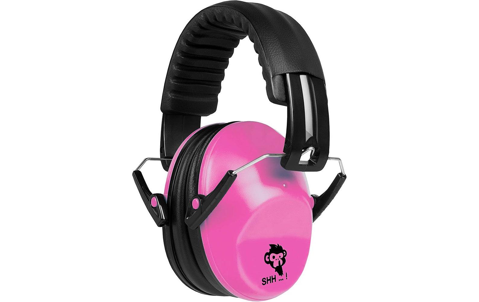 ACE SHH Kapselgehörschutz für Kinder – SNR 26 dB – Schwarz/Pink