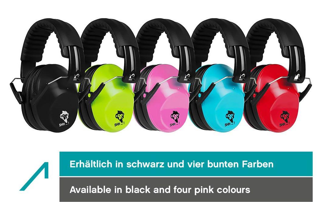ACE SHH 631060 Kapselgehörschutz für Kinder – SNR 26 dB – Blau/Schwarz