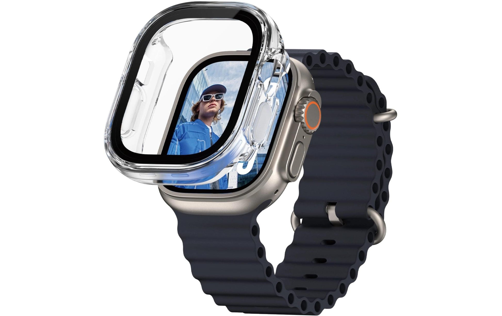PanzerGlass Full Body (Std) – Displayschutz – für Apple Watch Ultra 2 49 mm, Transparent, 1 Stück