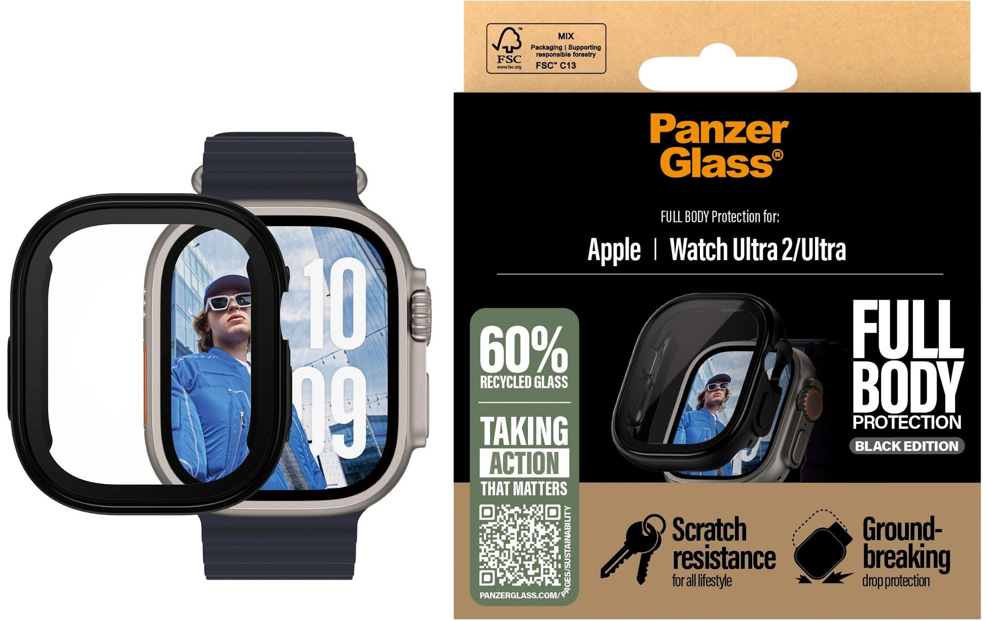 PanzerGlass Full Body Case Schwarz
