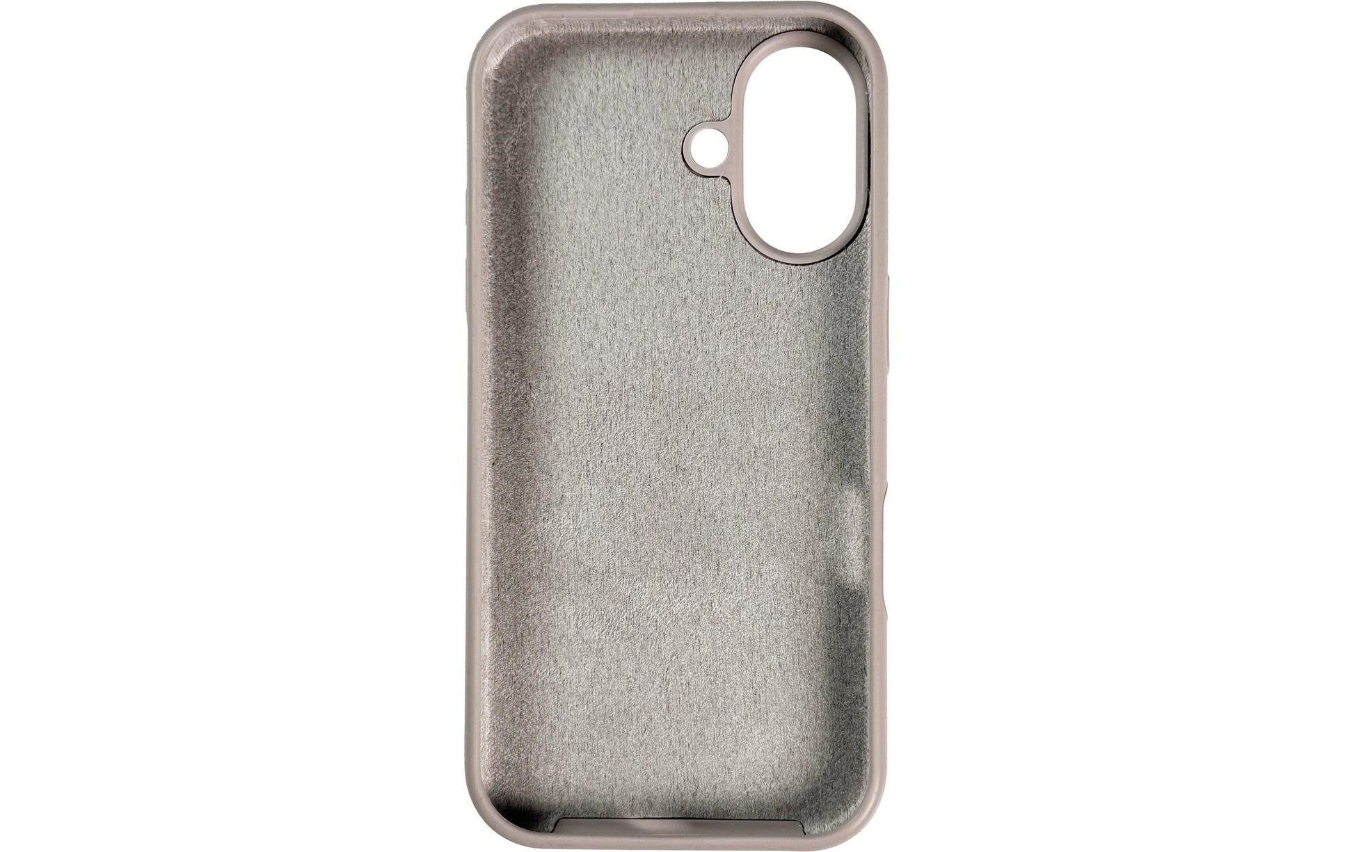 Nudient Backcover Base – für Apple iPhone 16 – beige