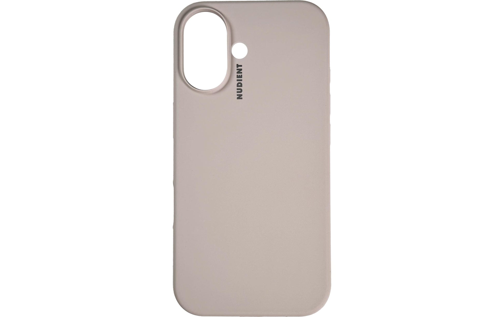 Nudient Base Backcover – für Apple iPhone 16 Plus, Kunststoff, Beige
