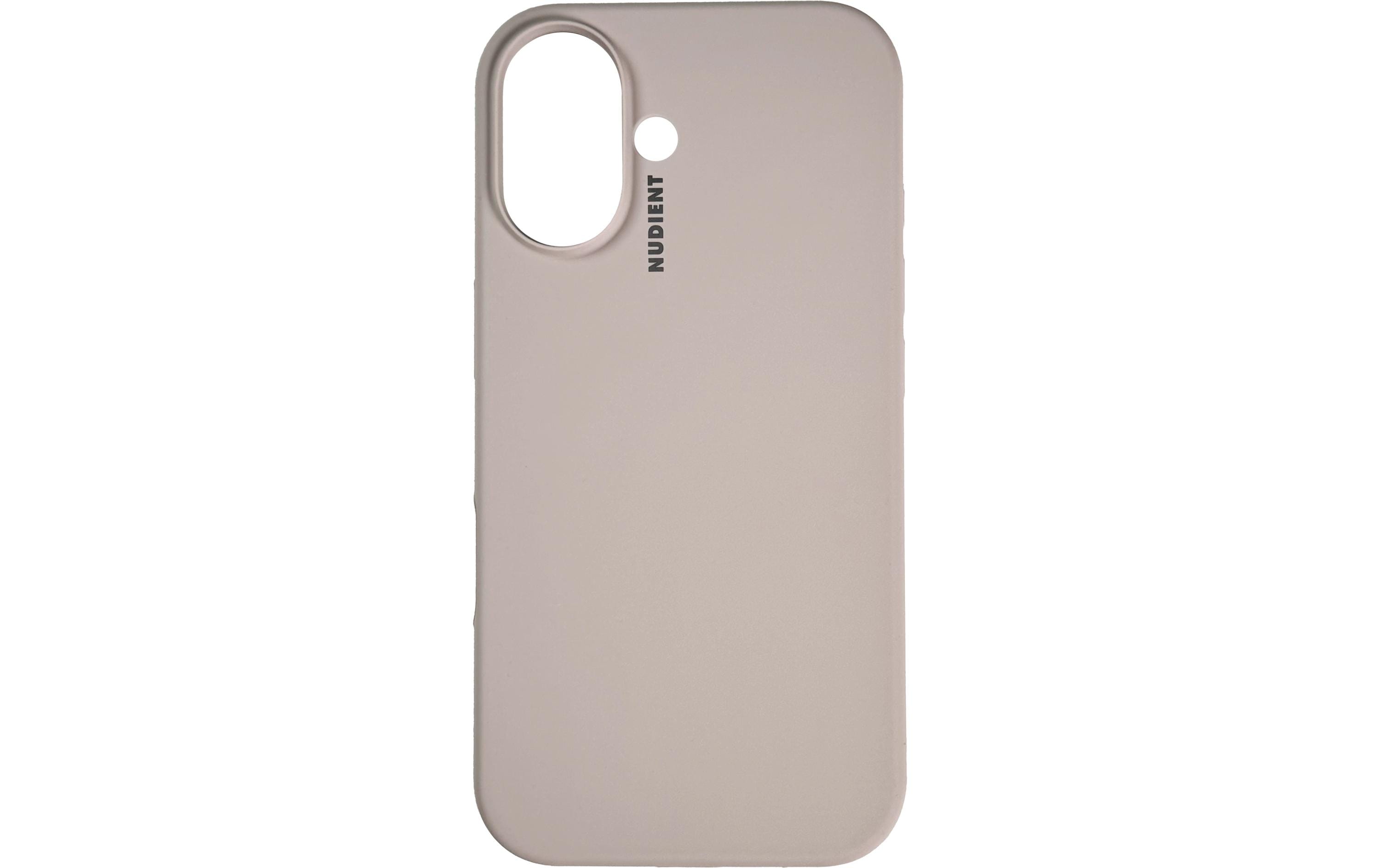 Nudient Base Backcover – für Apple iPhone 16 Plus, Kunststoff, Beige