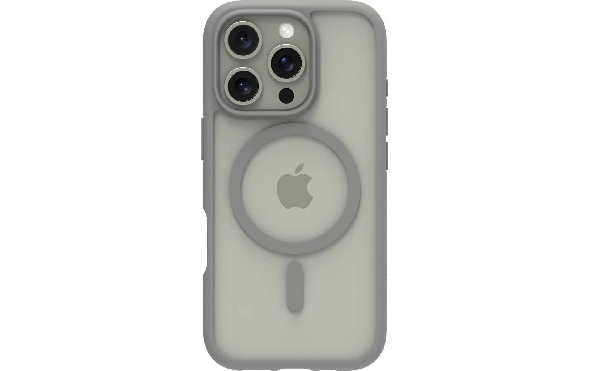 dbramante1928 Grenen Backcover – für Apple iPhone 16 Pro – Recycling-Kunststoff, Titan, bis 2 m sturzsicher