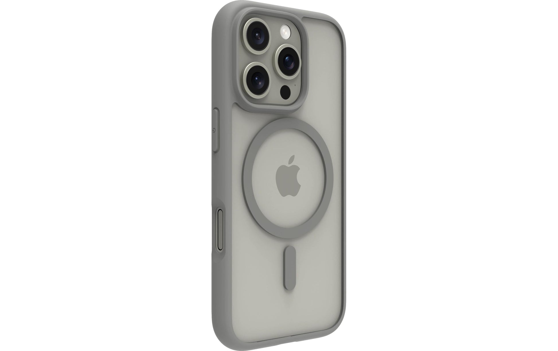 dbramante1928 Grenen Backcover – für Apple iPhone 16 Pro – Recycling-Kunststoff, Titan, bis 2 m sturzsicher