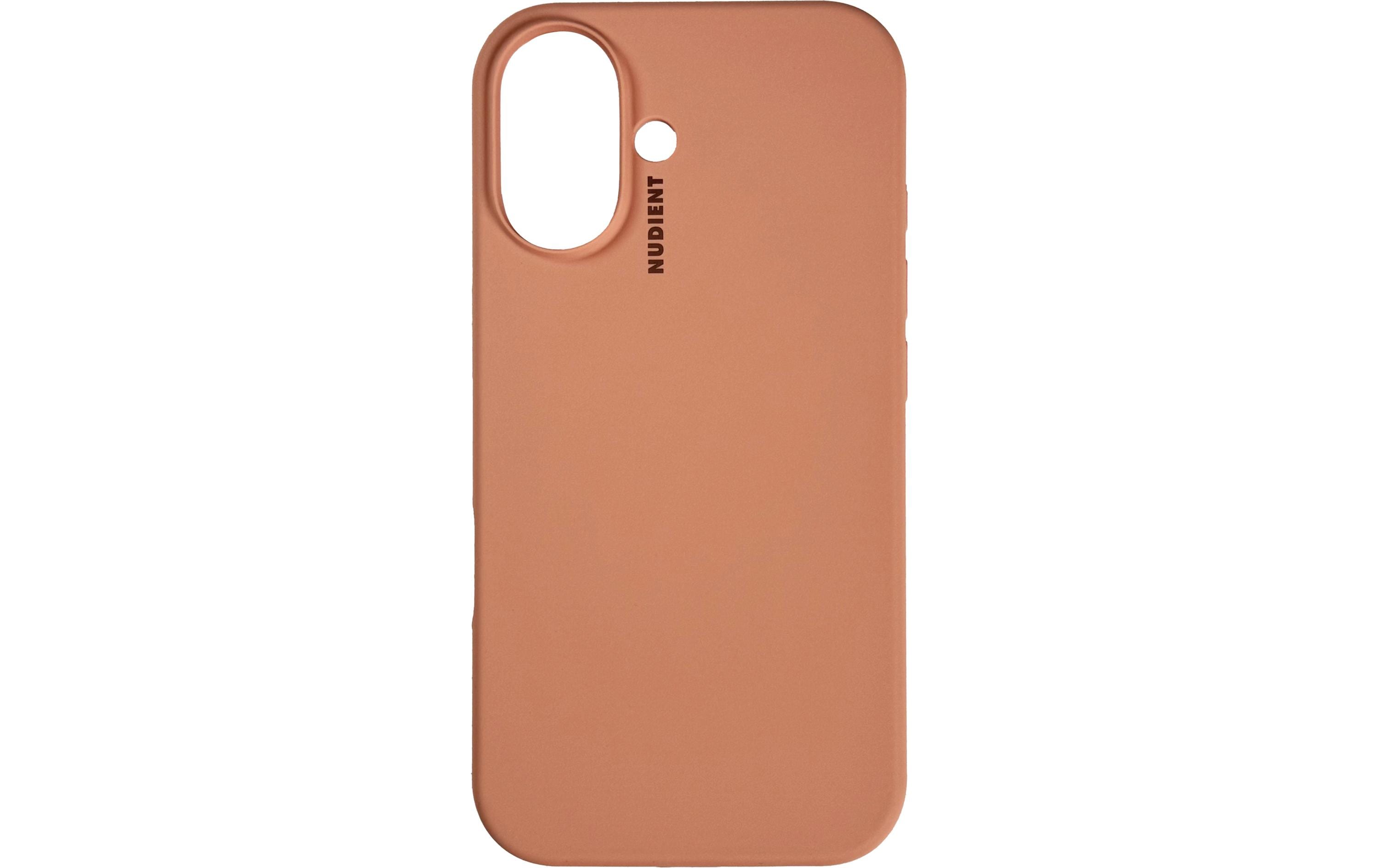 Nudient Backcover Base – für Apple iPhone 16 Plus – orange