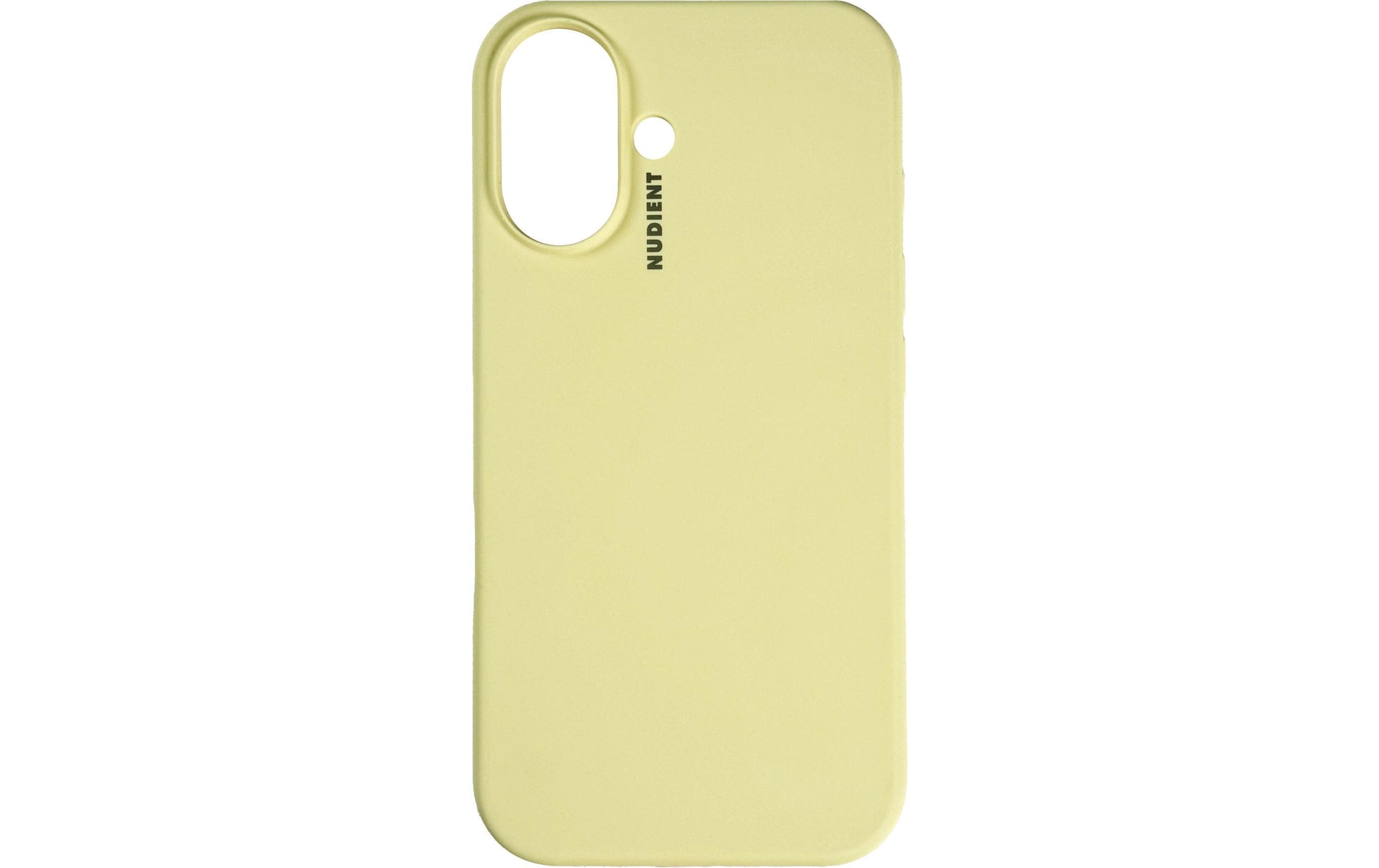 Nudient Backcover – für Apple iPhone 16 Plus, Kunststoff, Blassgelb
