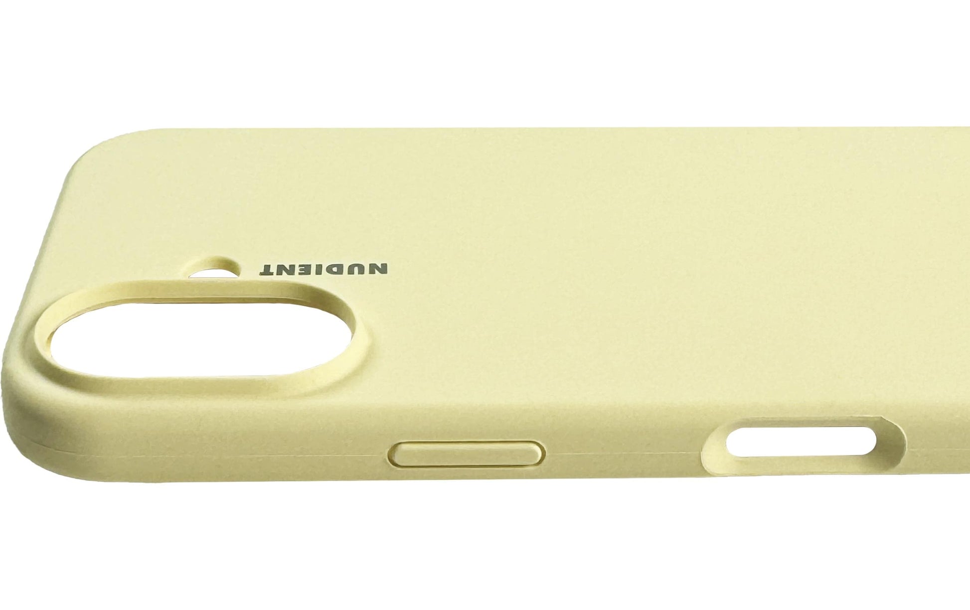 Nudient Backcover – für Apple iPhone 16 Plus, Kunststoff, Blassgelb