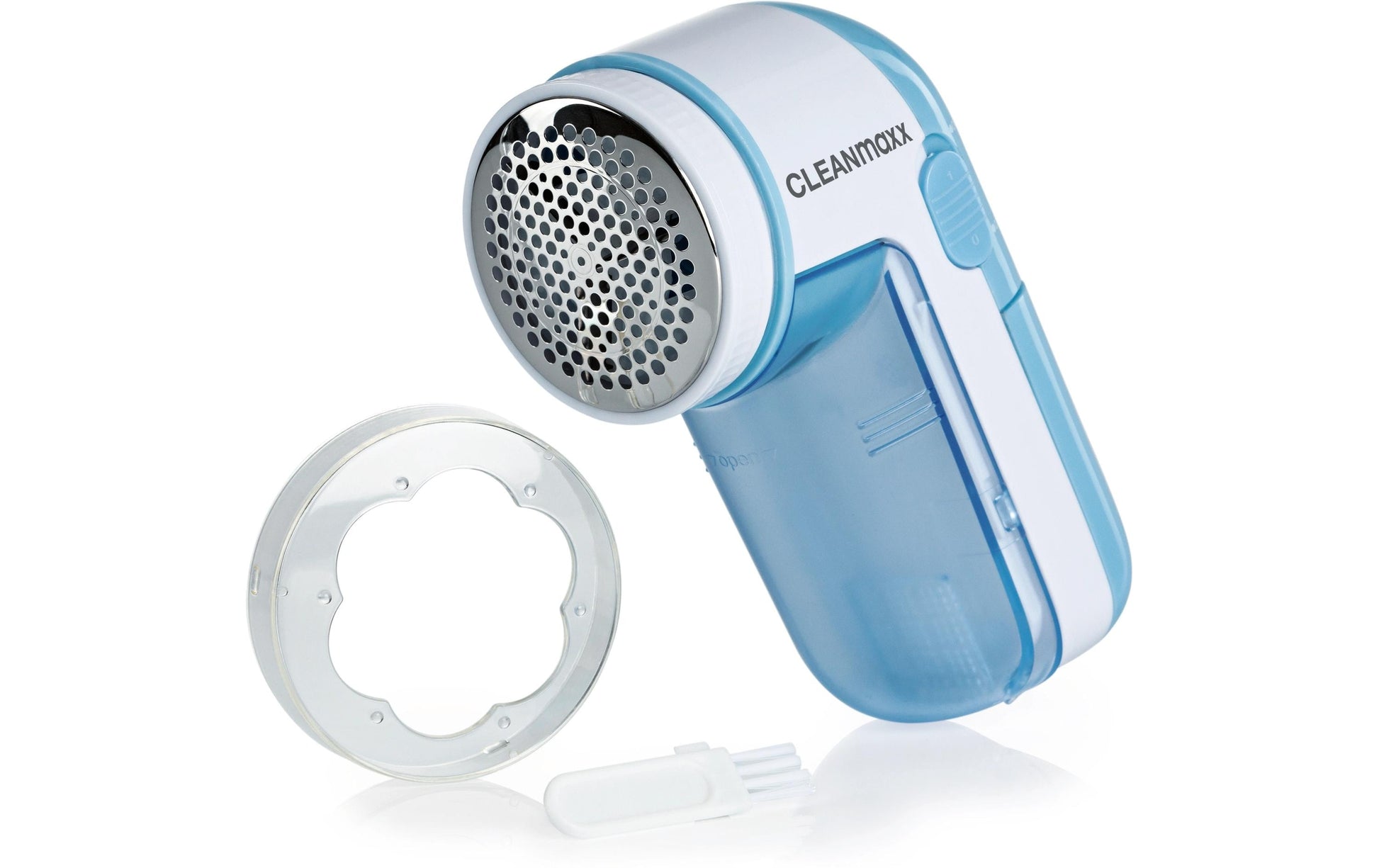 Cleanmaxx Fusselrasierer 3 V – Kunststoff, Weiss, 7,0 × 14,0 × 8,8 cm