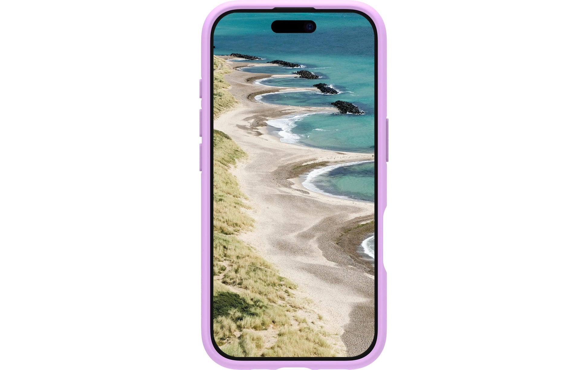 dbramante1928 Grenen Backcover – für Apple iPhone 16, MagSafe, Recycling-Kunststoff, Pink, bis 2 m sturzsicher