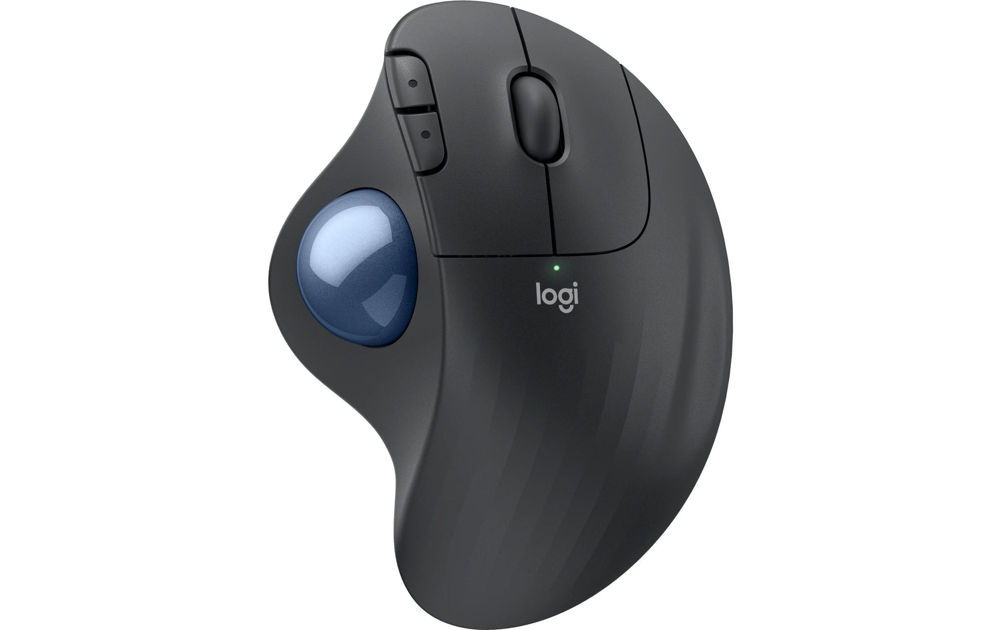 Logitech Ergo M575S Ergonomische Maus – kabellos, 5 Tasten, für Rechtshänder, Logi Bolt-Empfänger, schwarz