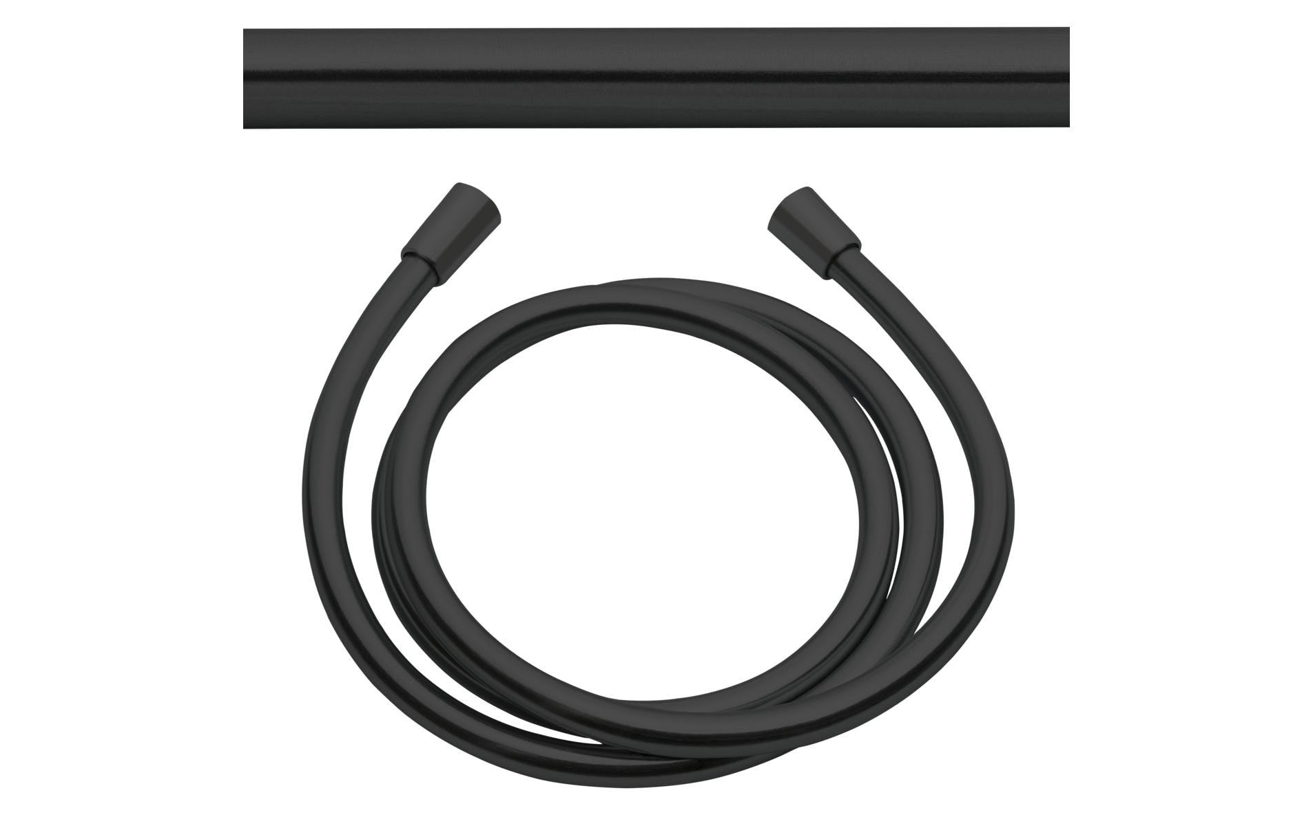 KWC Brauseschlauch – 150 cm, Kunststoff, 1/2" Anschluss, Schwarz