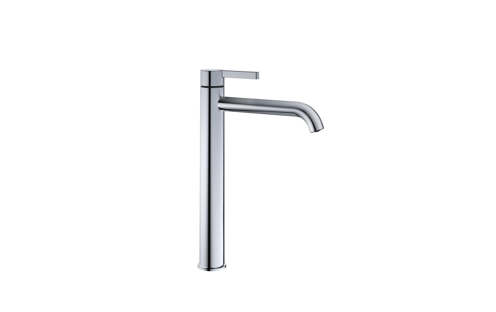 KWC Badebatterie (Unterputz) BEVO 12.421.093.000FL – 33 cm, Messing, Einhebelmischer, Chrom