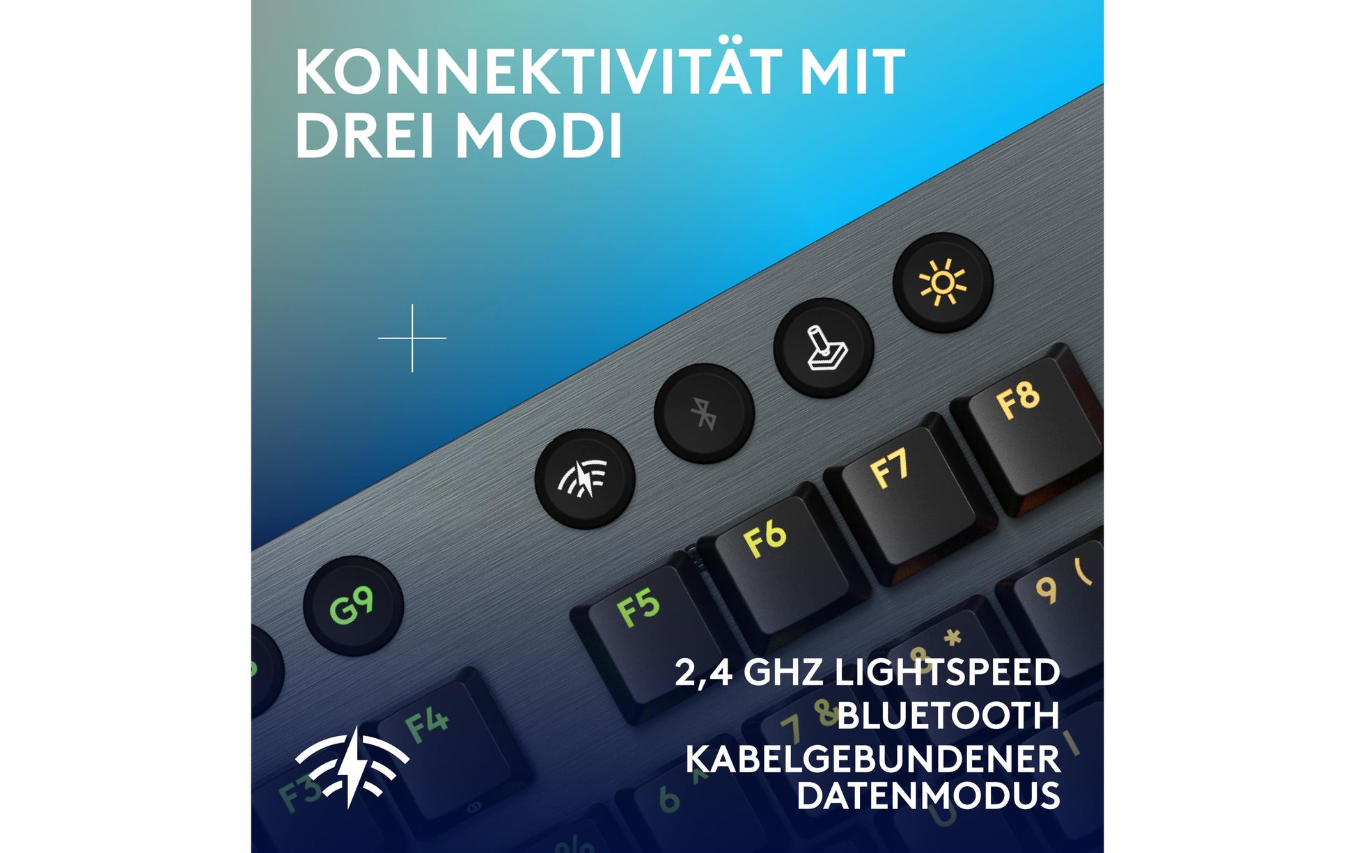 Logitech G G915 X LIGHTSPEED – Gaming-Tastatur – Mechanisch – Bluetooth & 2,4 GHz – QWERTZ (CH) – RGB
