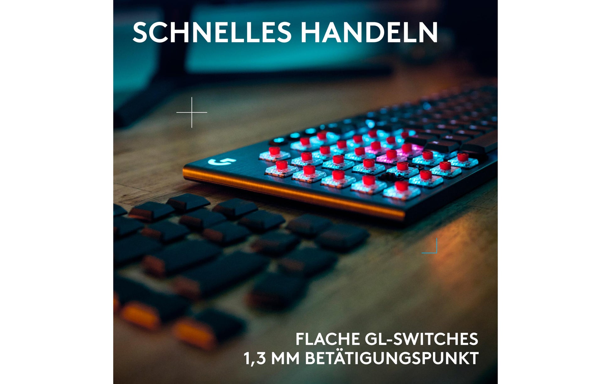 Logitech G G915 X LIGHTSPEED – Gaming-Tastatur – Mechanisch – Bluetooth & 2,4 GHz – QWERTZ (CH) – RGB