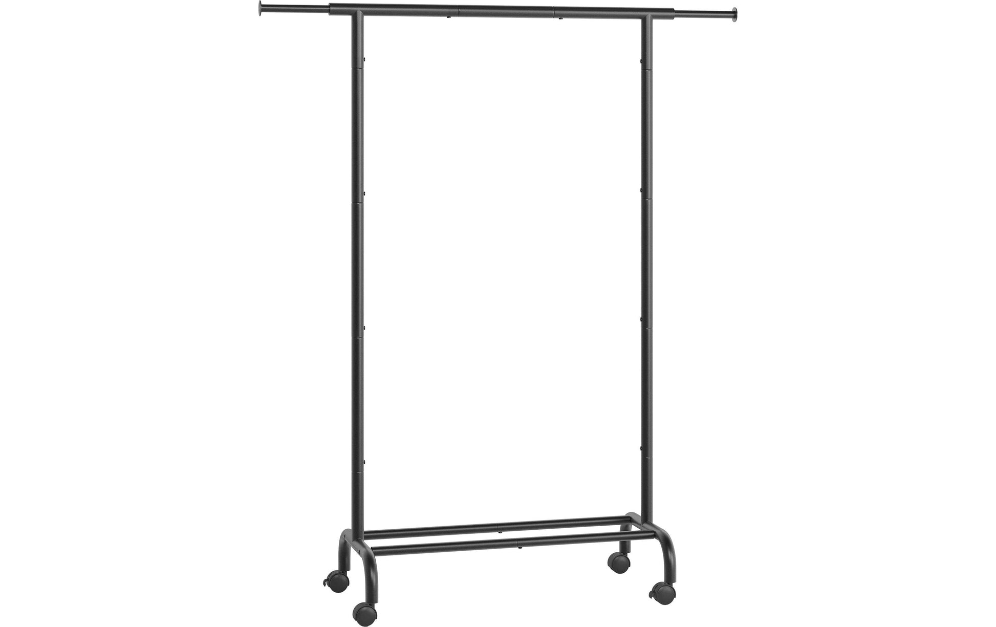 Songmics Garderobenständer (mit Rollen) – Stahl – Schwarz – 1'560 mm
