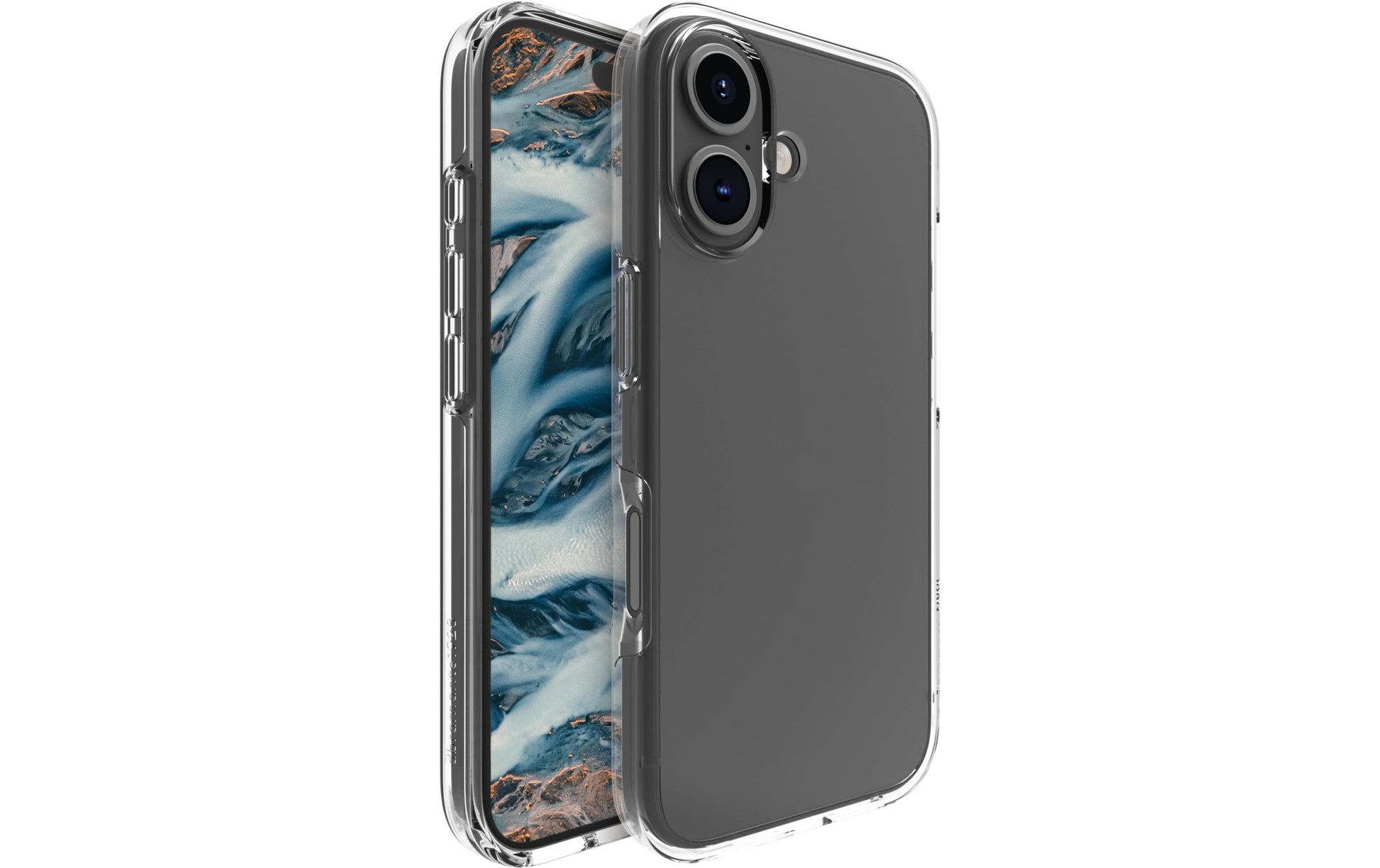 dbramante1928 Iceland Pro Backcover – für Apple iPhone 16, recycelbarer Kunststoff, transparent